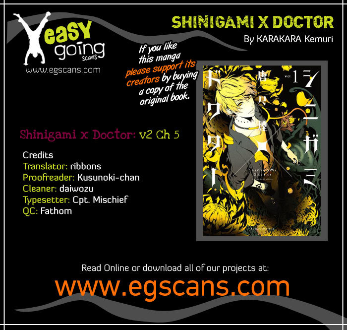 Shinigami x Doctor Chapter 5 page 1 - Chapter 5: Doppelgänger