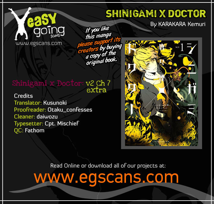 Shinigami x Doctor Chapter 7.5 page 1 - Chapter 7.5: Kaji-chan