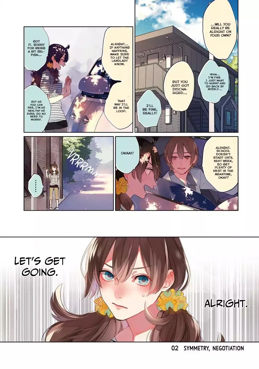 Shinizokonai Agape Chapter 2 page 2 - Chapter 2: Symmetry, Negotiation