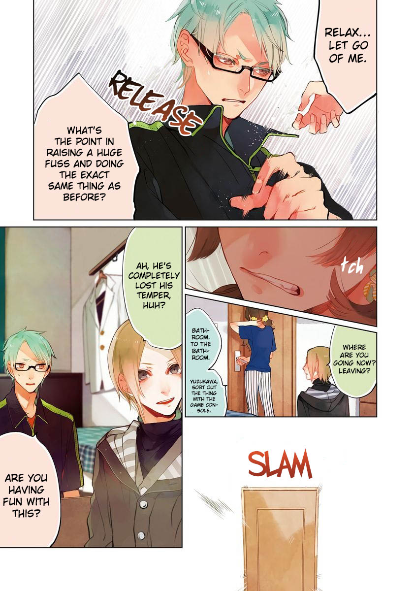 Shinizokonai Agape Chapter 7 page 15 - Chapter 7: Doubt Dances on Parallel Lines