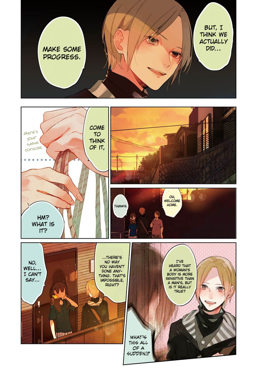 Shinizokonai Agape Chapter 7 page 17 - Chapter 7: Doubt Dances on Parallel Lines