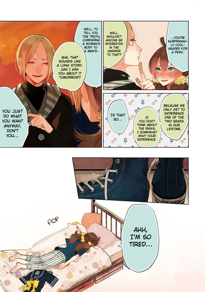 Shinizokonai Agape Chapter 7 page 18 - Chapter 7: Doubt Dances on Parallel Lines