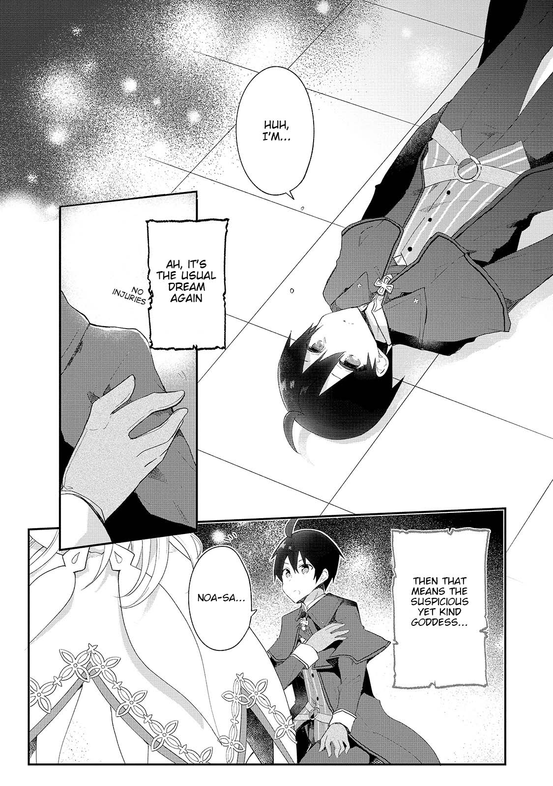 Shinja Zero no Megami-sama to Hajimeru Isekai Kouryaku Chapter 10 page 1 - Chapter 10: Makoto Takatsuki gets the Goddess's Blessing