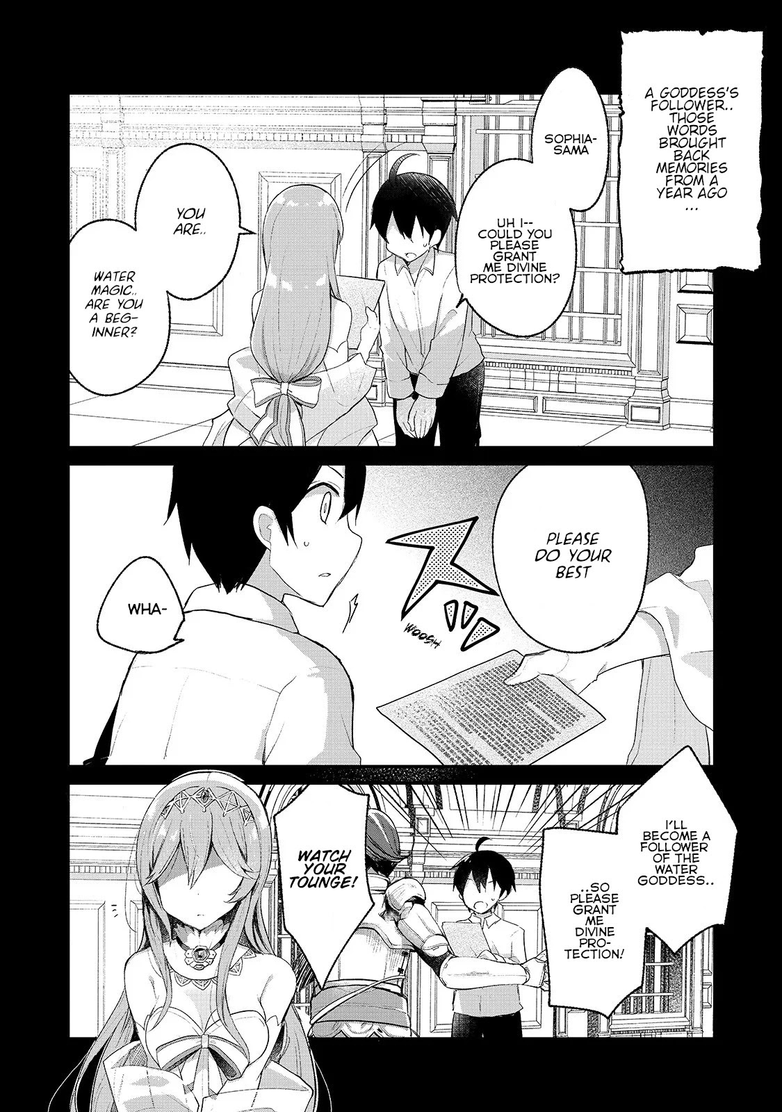 Shinja Zero no Megami-sama to Hajimeru Isekai Kouryaku Chapter 2 page 1 - Chapter 2: Makoto Takatsuki Encounters the Goddess