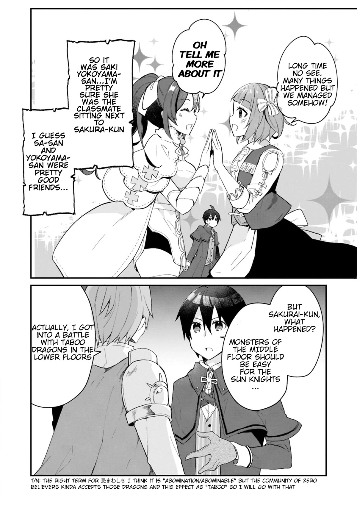 Shinja Zero no Megami-sama to Hajimeru Isekai Kouryaku Chapter 22 page 7 - Chapter 22: Makoto Takatsuki fights alongside the Hero Of Light 1