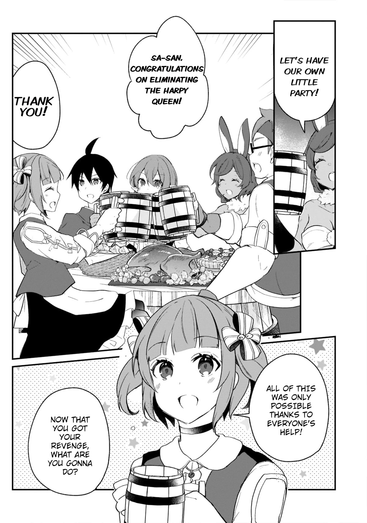 Shinja Zero no Megami-sama to Hajimeru Isekai Kouryaku Chapter 23 page 24 - Chapter 23: Makoto Takatsuki fights alongside the Hero Of Light 2