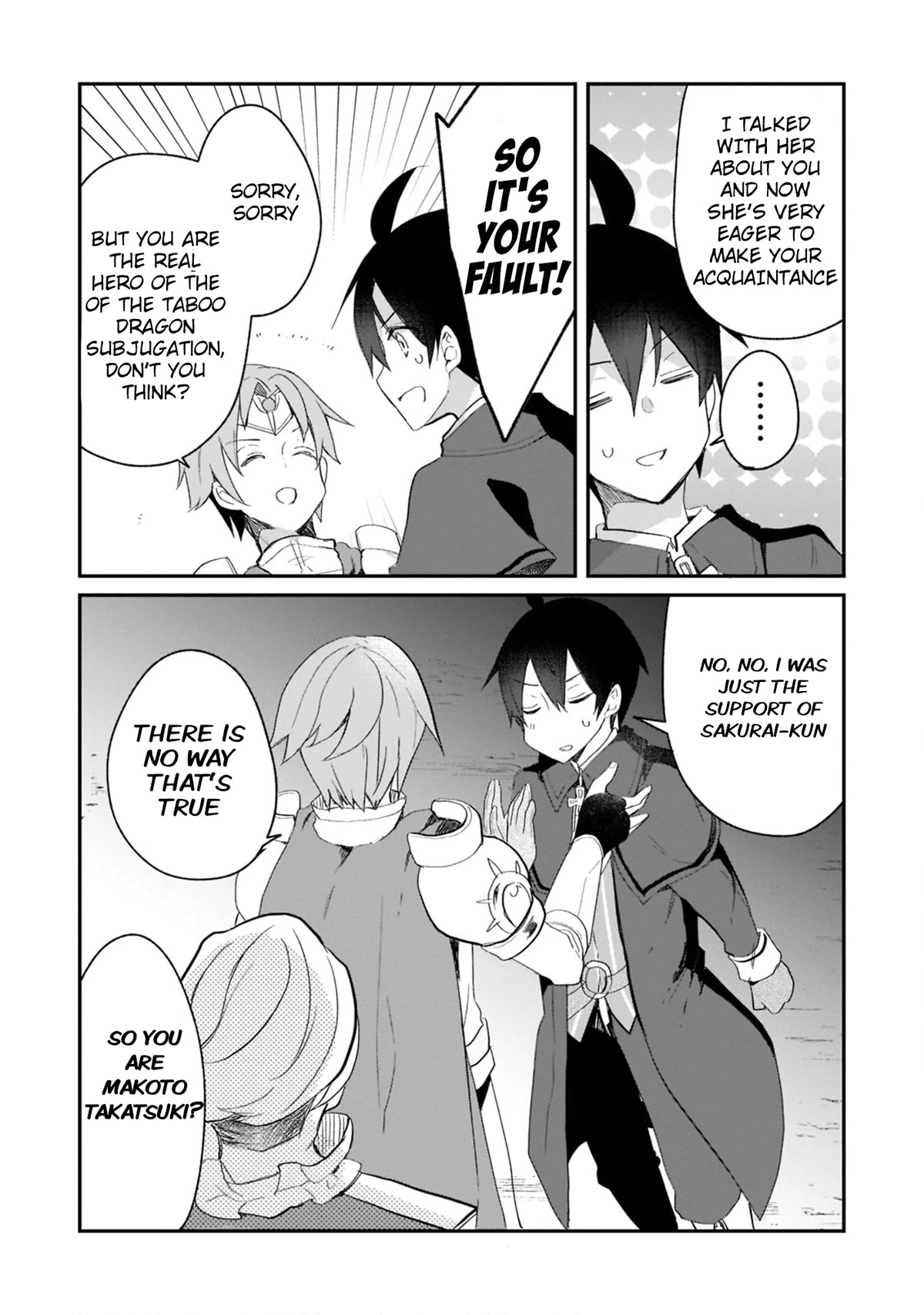Shinja Zero no Megami-sama to Hajimeru Isekai Kouryaku Chapter 23 page 28 - Chapter 23: Makoto Takatsuki fights alongside the Hero Of Light 2