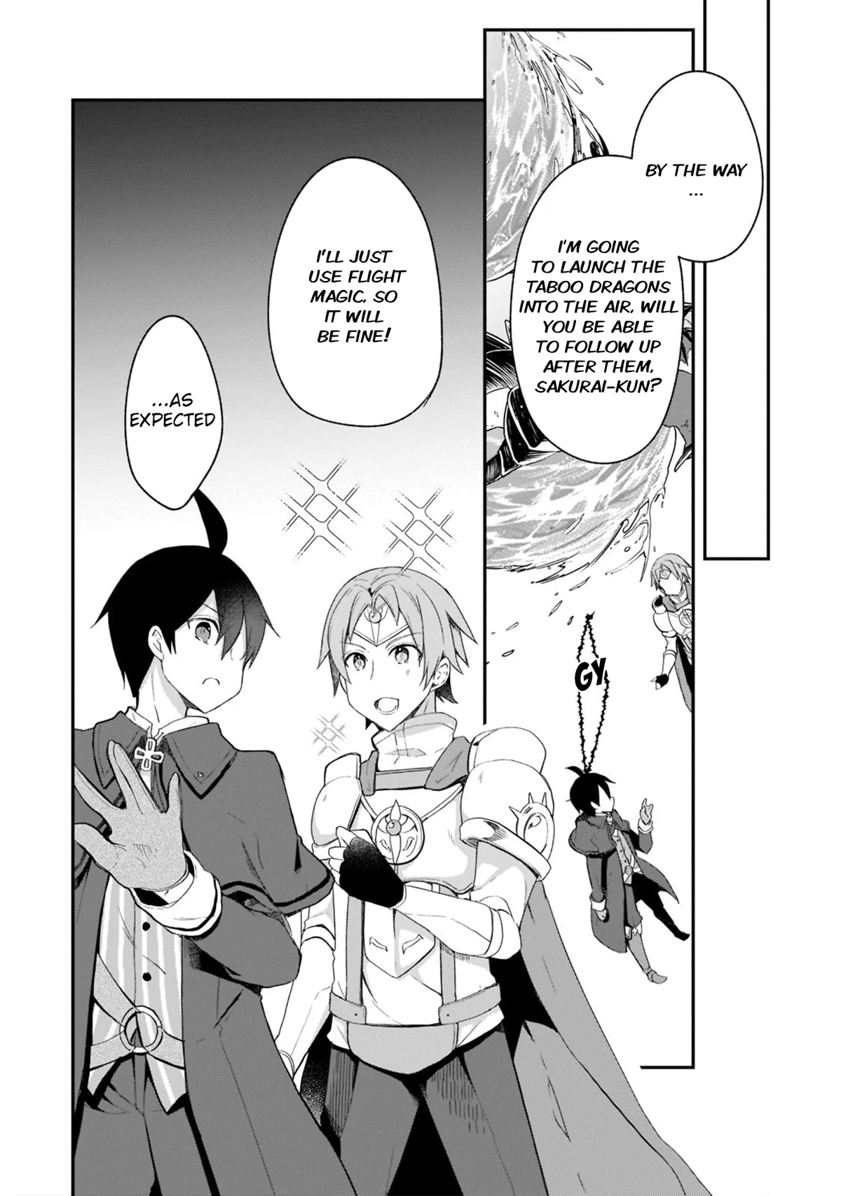 Shinja Zero no Megami-sama to Hajimeru Isekai Kouryaku Chapter 23 page 8 - Chapter 23: Makoto Takatsuki fights alongside the Hero Of Light 2