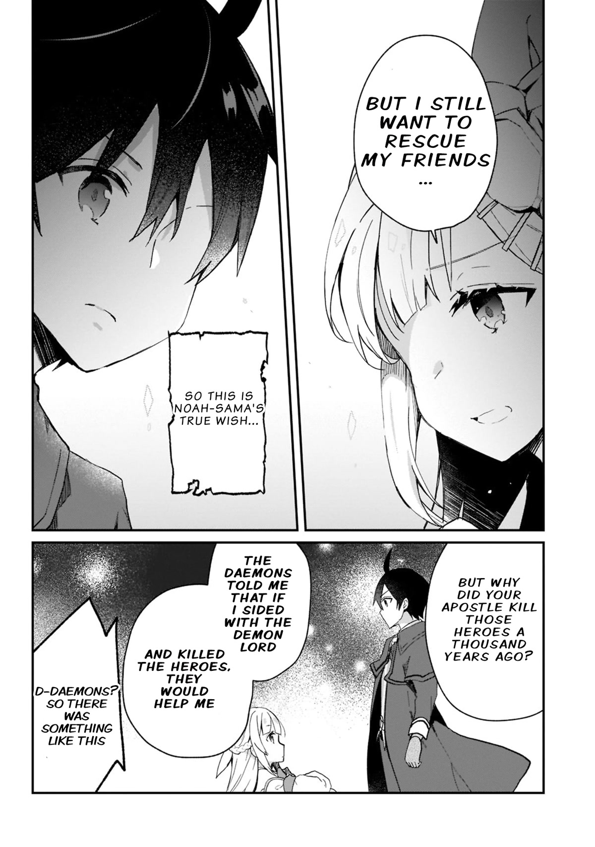 Shinja Zero no Megami-sama to Hajimeru Isekai Kouryaku Chapter 26 page 11 - Chapter 26: The Promise Between Goddess and Apostle