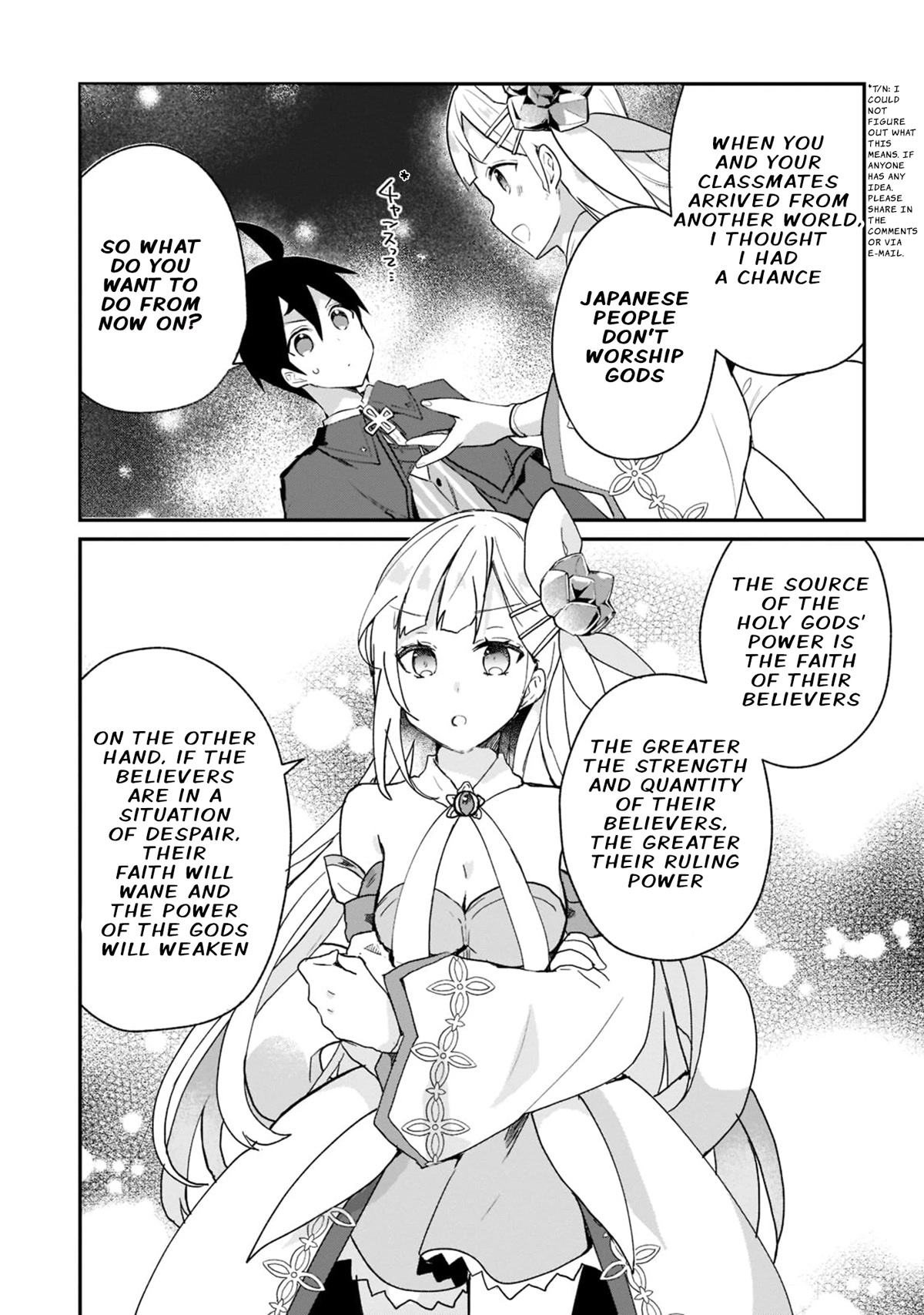 Shinja Zero no Megami-sama to Hajimeru Isekai Kouryaku Chapter 26 page 14 - Chapter 26: The Promise Between Goddess and Apostle
