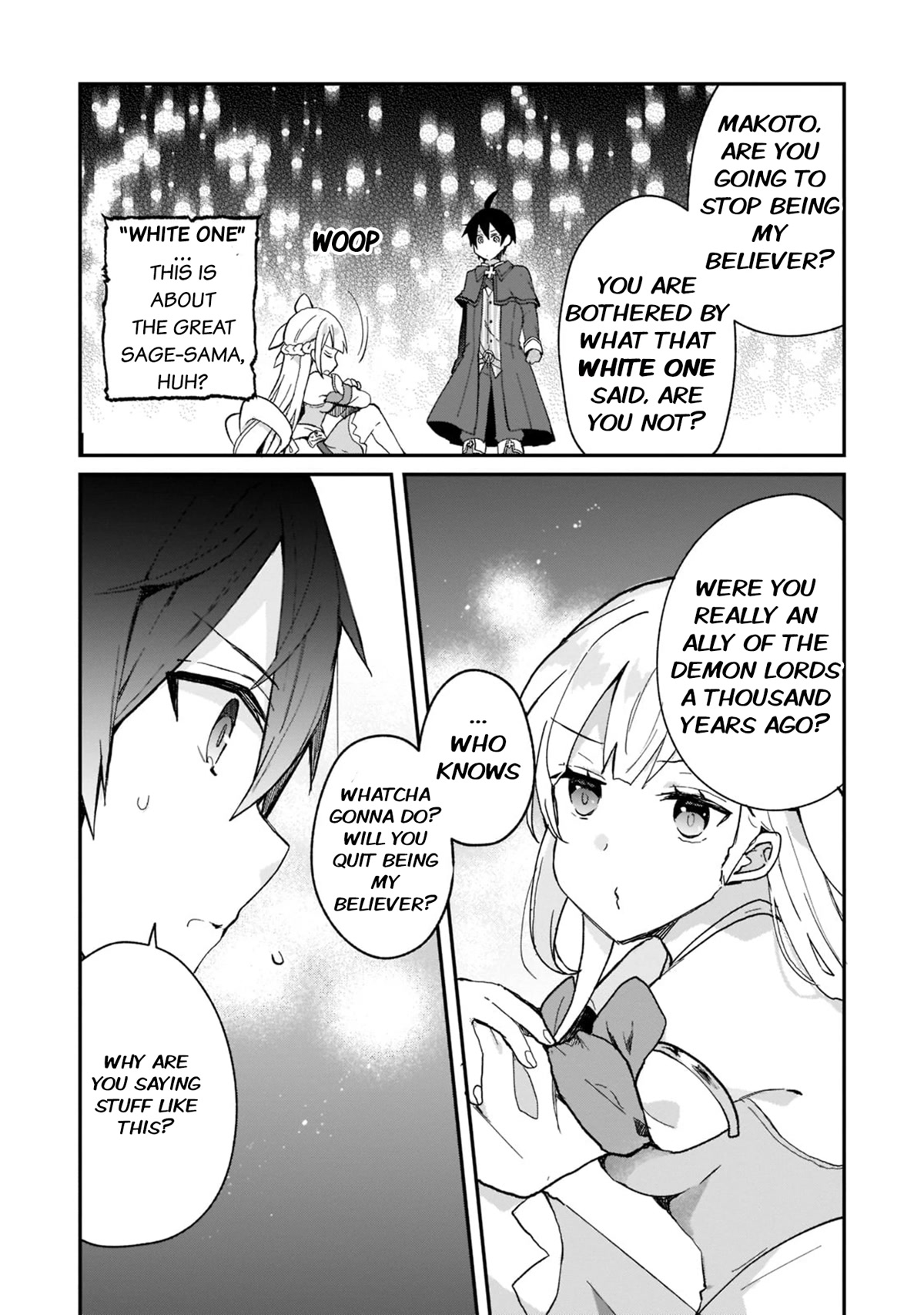 Shinja Zero no Megami-sama to Hajimeru Isekai Kouryaku Chapter 26 page 6 - Chapter 26: The Promise Between Goddess and Apostle