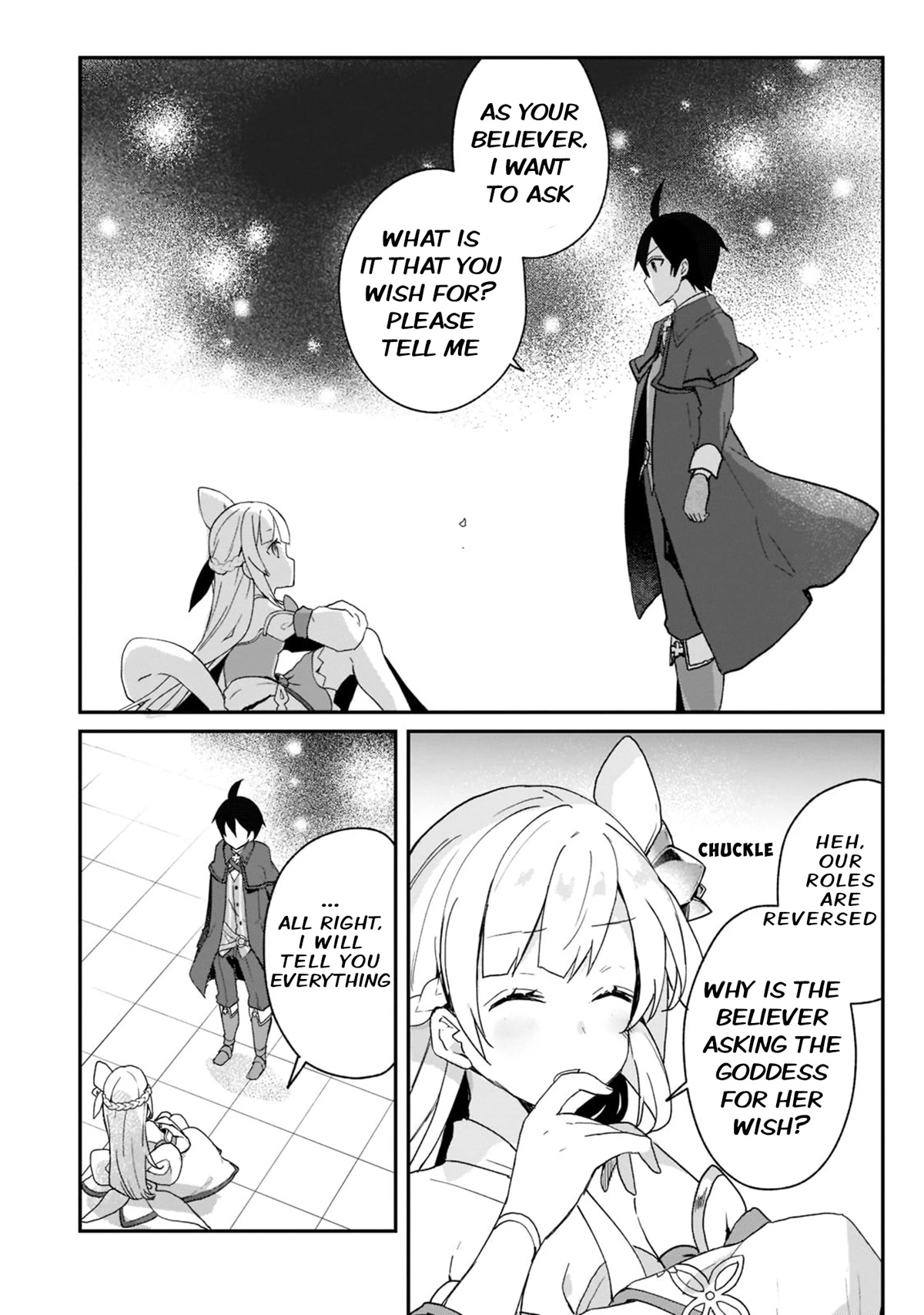 Shinja Zero no Megami-sama to Hajimeru Isekai Kouryaku Chapter 26 page 8 - Chapter 26: The Promise Between Goddess and Apostle