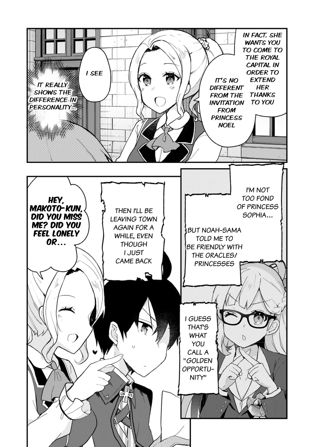 Shinja Zero no Megami-sama to Hajimeru Isekai Kouryaku Chapter 28 page 2 - Chapter 28: Makoto Takatsuki Heads for The Royal City
