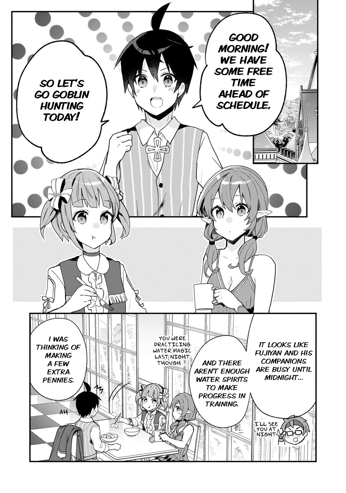 Shinja Zero no Megami-sama to Hajimeru Isekai Kouryaku Chapter 30 page 1 - Chapter 30: Lucy and Aya Talk to Each Other