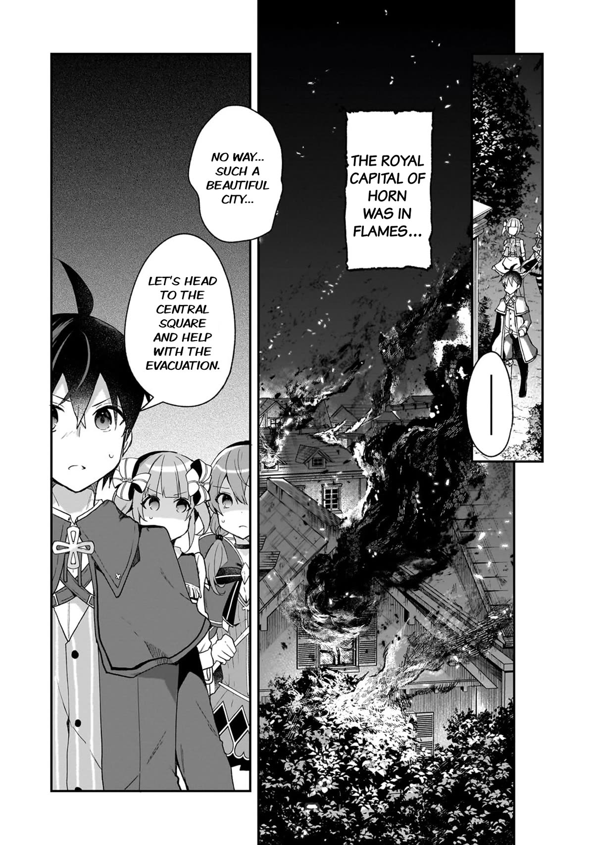 Shinja Zero no Megami-sama to Hajimeru Isekai Kouryaku Chapter 31 page 6 - Chapter 31: Makoto Takatsuki Fights Enemies attacking the Royal Capital