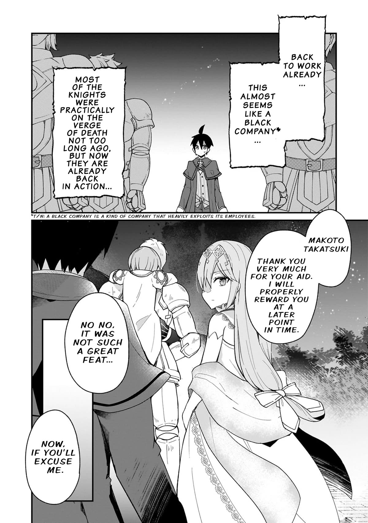 Shinja Zero no Megami-sama to Hajimeru Isekai Kouryaku Chapter 32 page 21 - Chapter 32: Makoto Takatsuki Fights Alongside The Princess and Friends