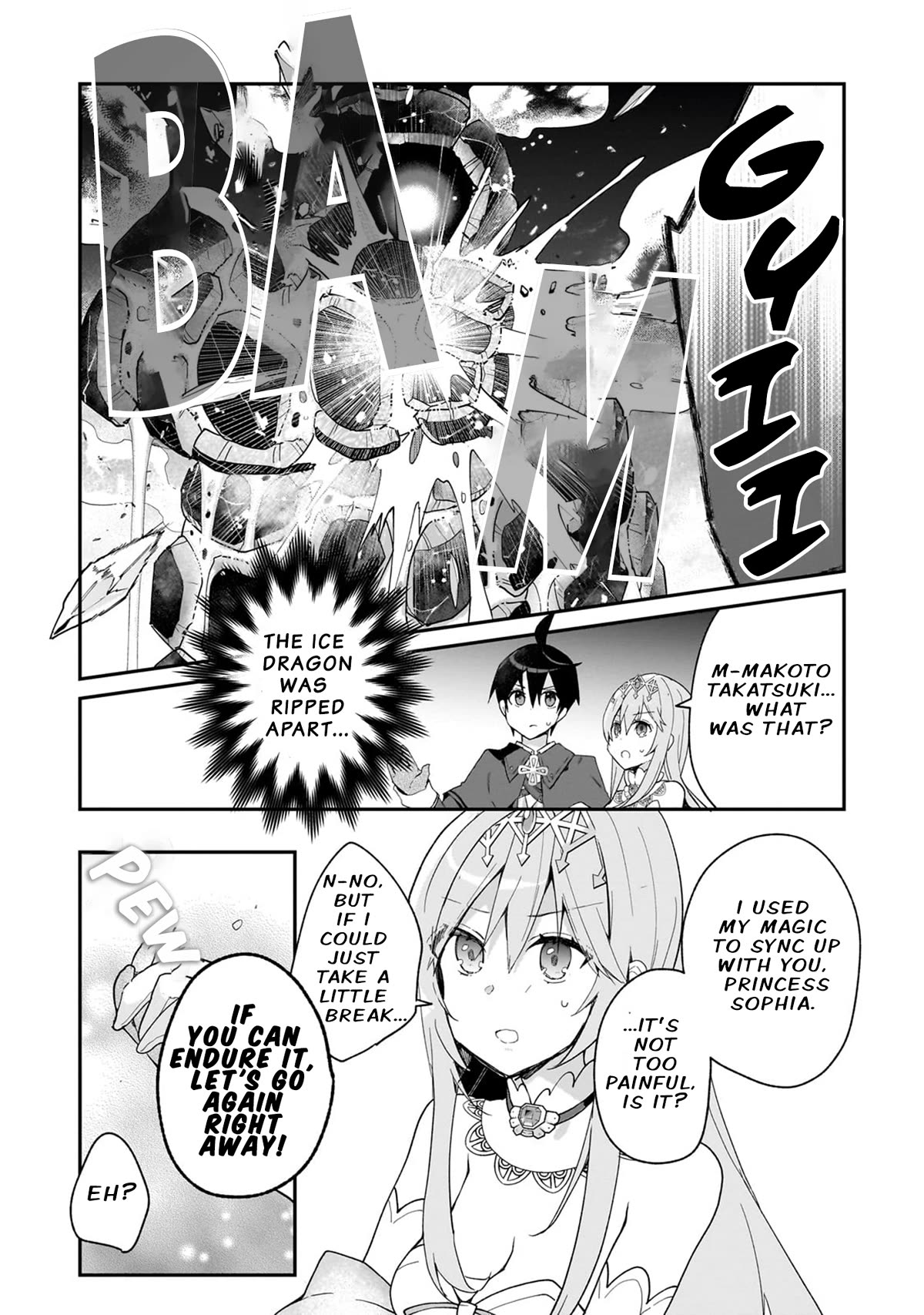 Shinja Zero no Megami-sama to Hajimeru Isekai Kouryaku Chapter 32 page 8 - Chapter 32: Makoto Takatsuki Fights Alongside The Princess and Friends