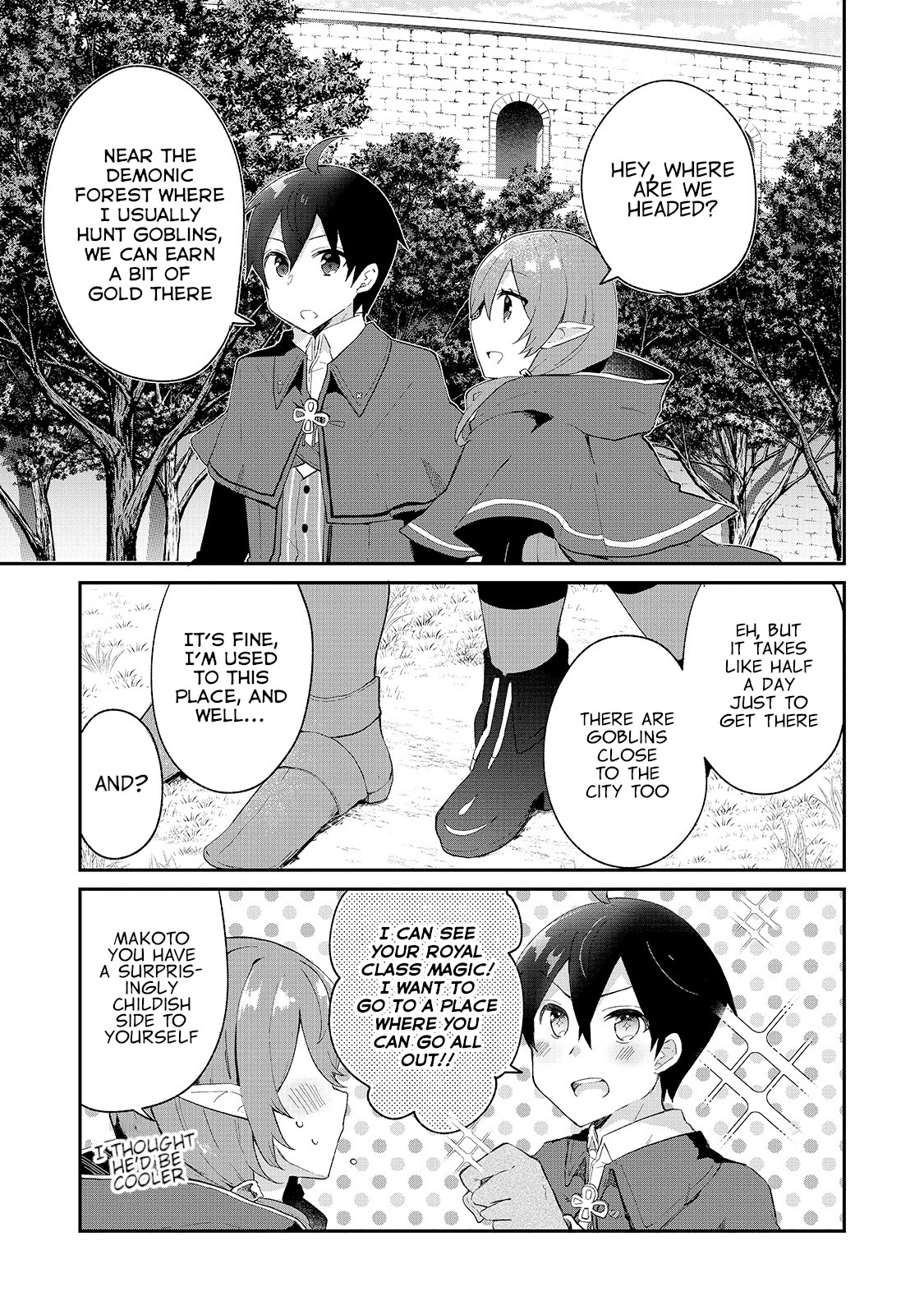 Shinja Zero no Megami-sama to Hajimeru Isekai Kouryaku Chapter 7 page 3 - Chapter 7: Makoto Takatsuki Trains with Lucy