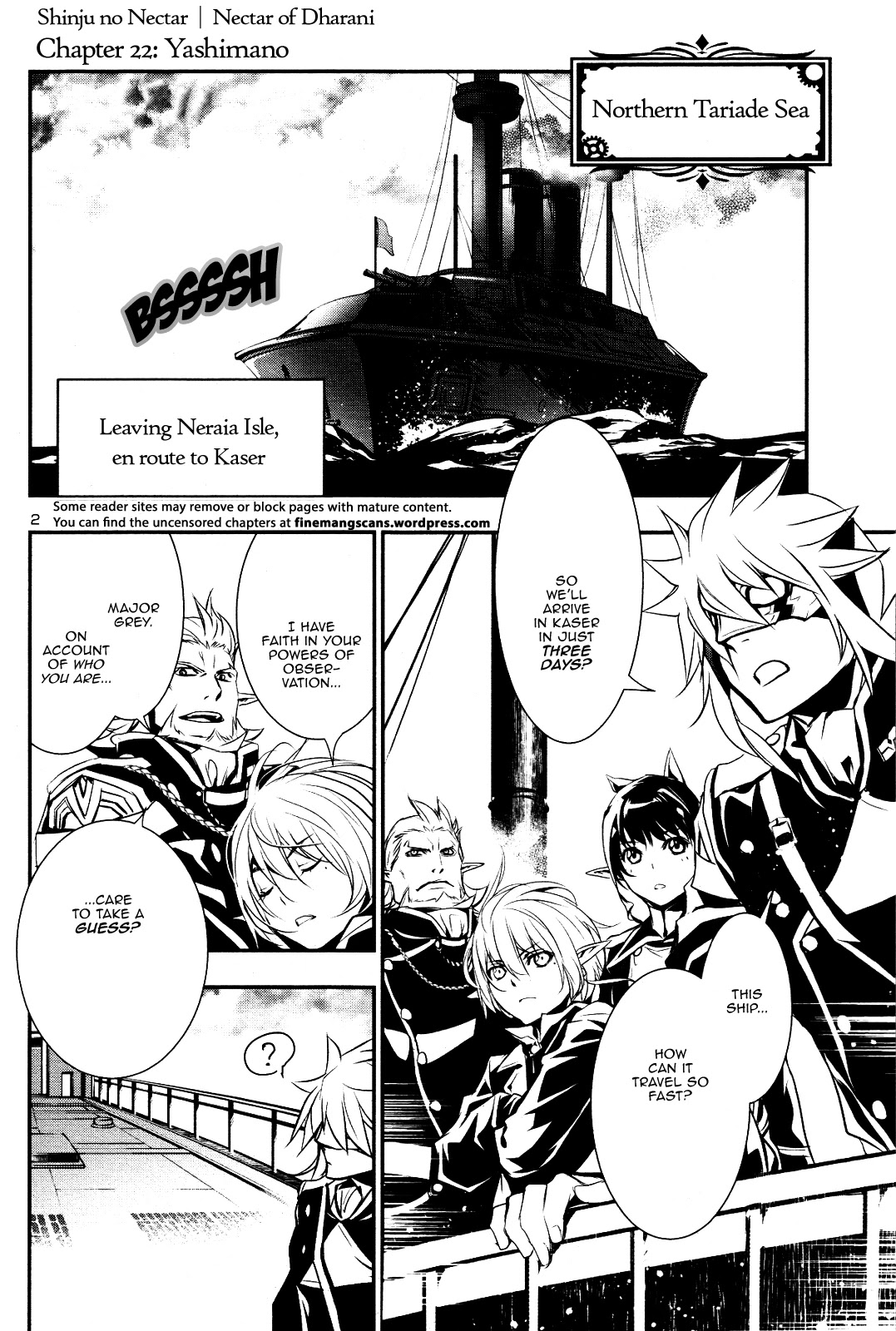 Shinju no Nectar Chapter 22 page 1 - Chapter 22: Yashimano