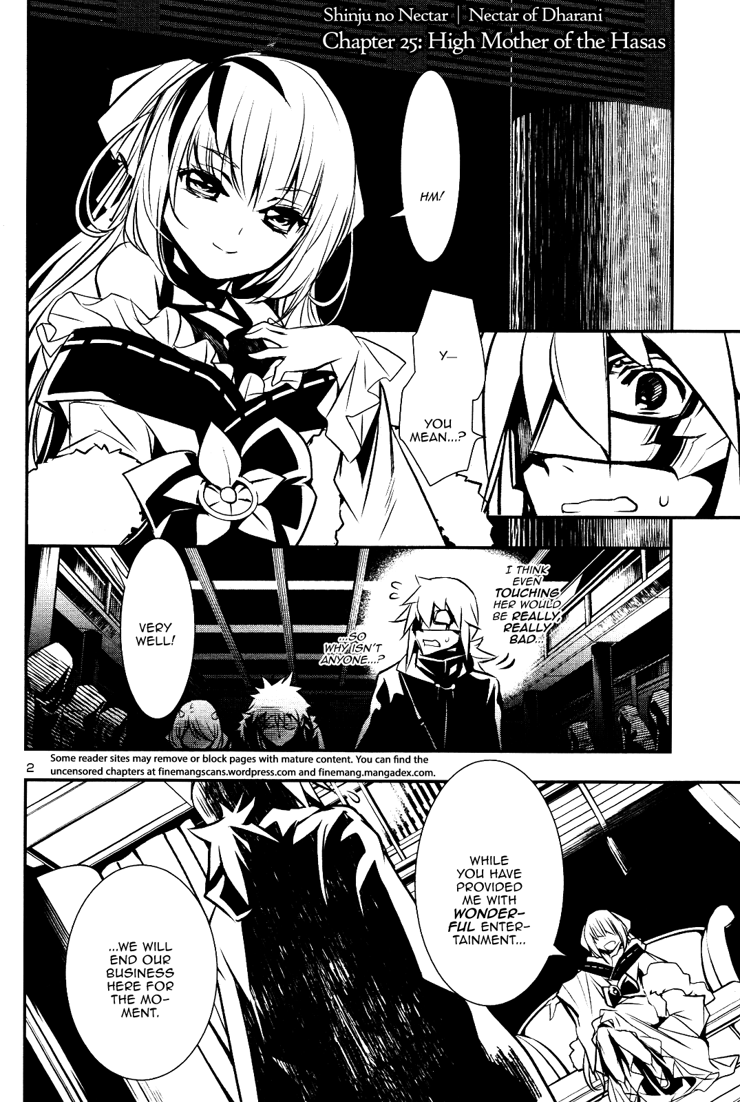 Shinju no Nectar Chapter 25 page 1 - Chapter 25: High Mother of the Hasas