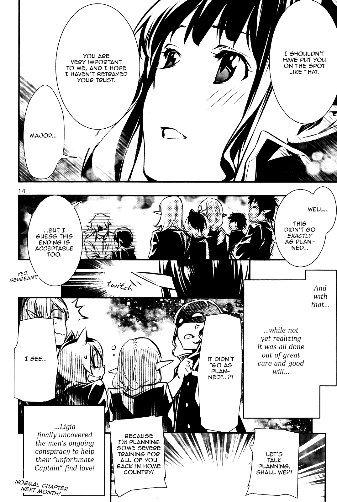 Shinju no Nectar Chapter 30.5 page 14 - Chapter 30.5: A Dance with the Major