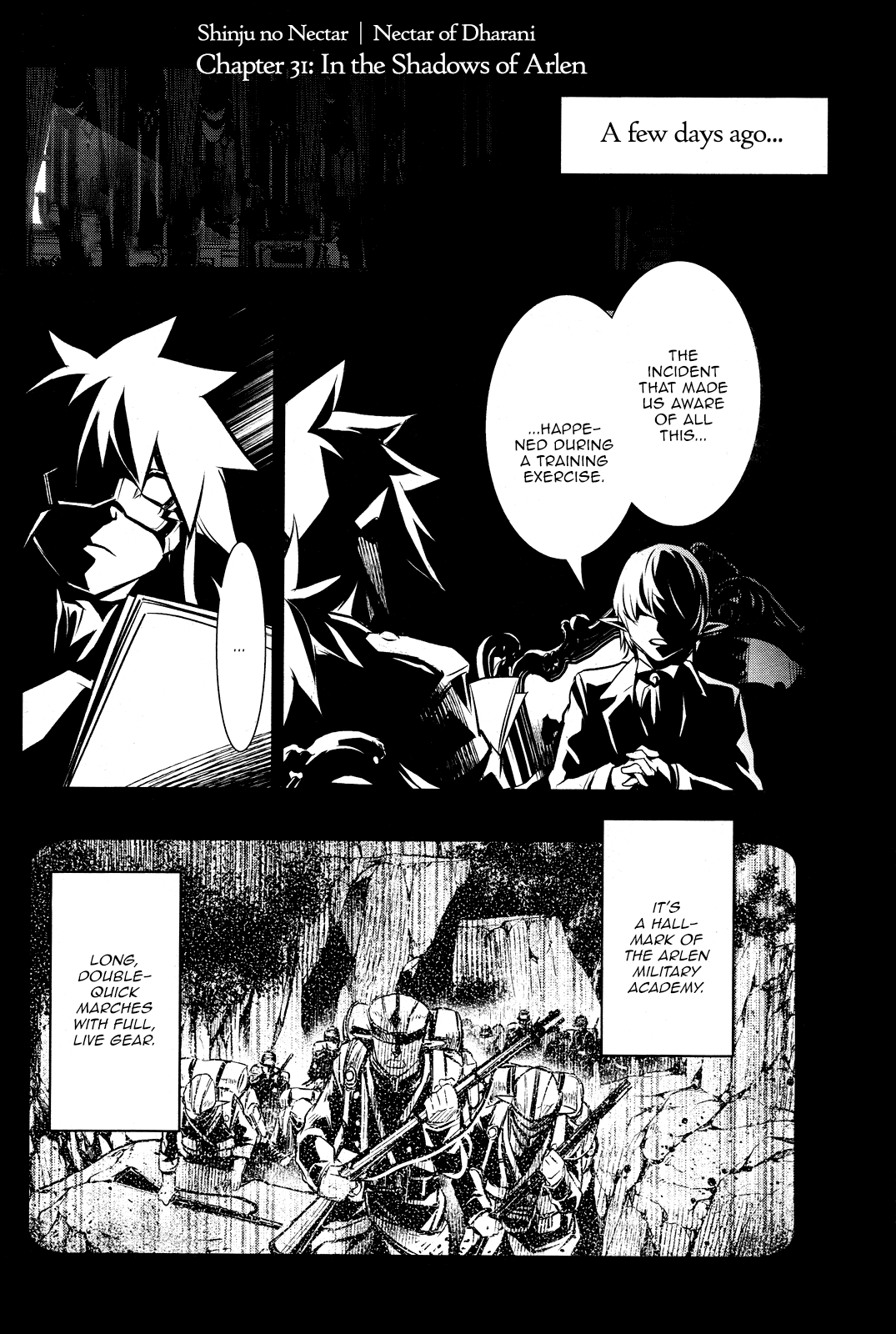 Shinju no Nectar Chapter 31 page 1 - Chapter 31: In the Shadows of Arlen