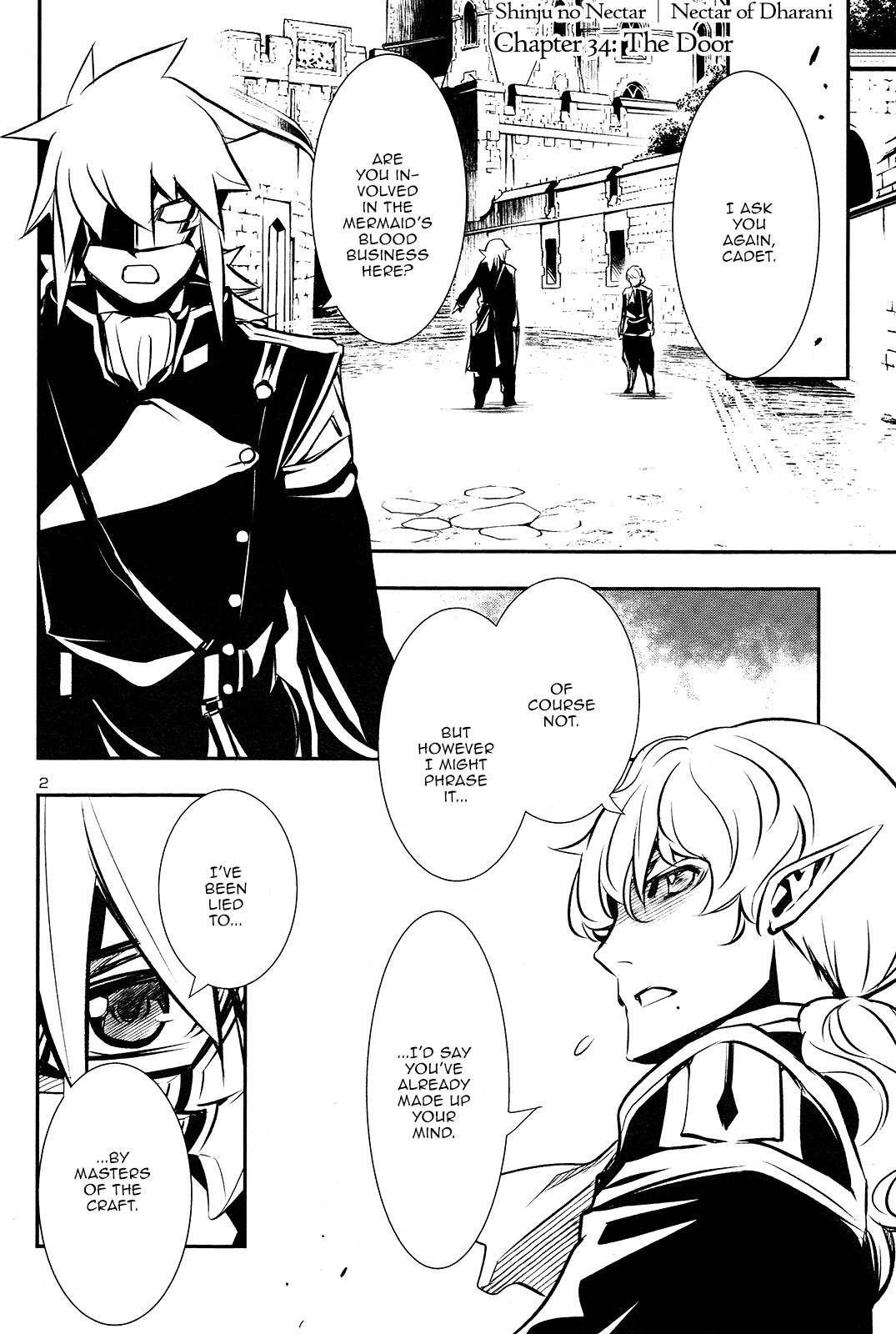 Shinju no Nectar Chapter 34 page 1 - Chapter 34: The Door