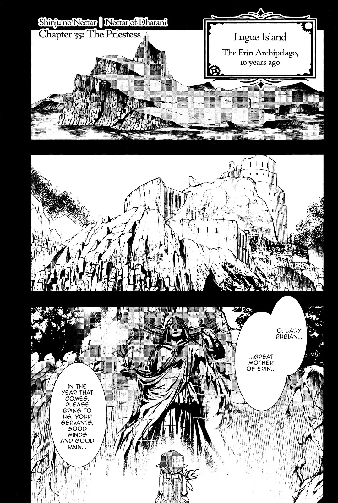 Shinju no Nectar Chapter 35 page 1 - Chapter 35: The Priestess