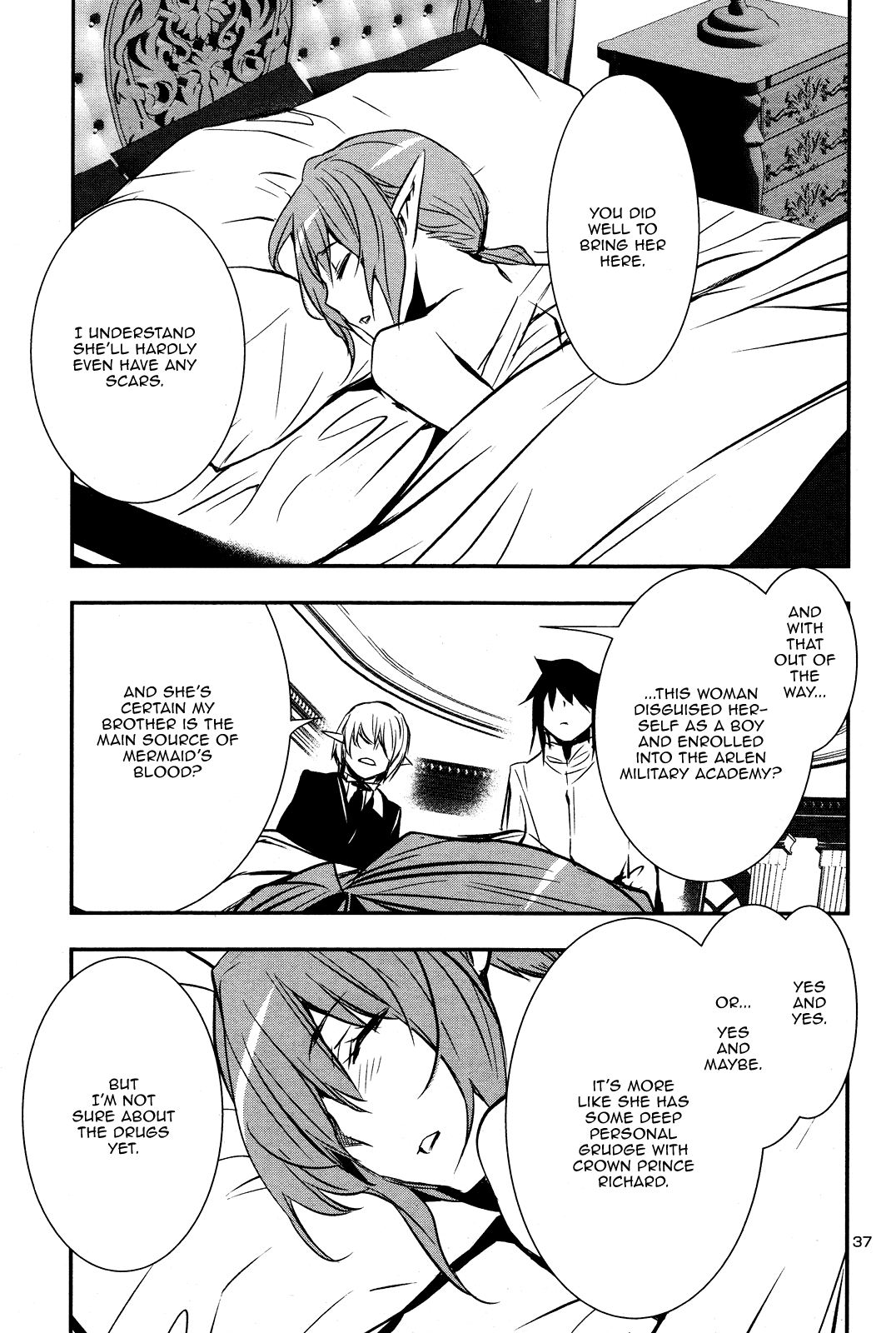 Shinju no Nectar Chapter 36 page 37 - Chapter 36: Beasts of the Labyrinth