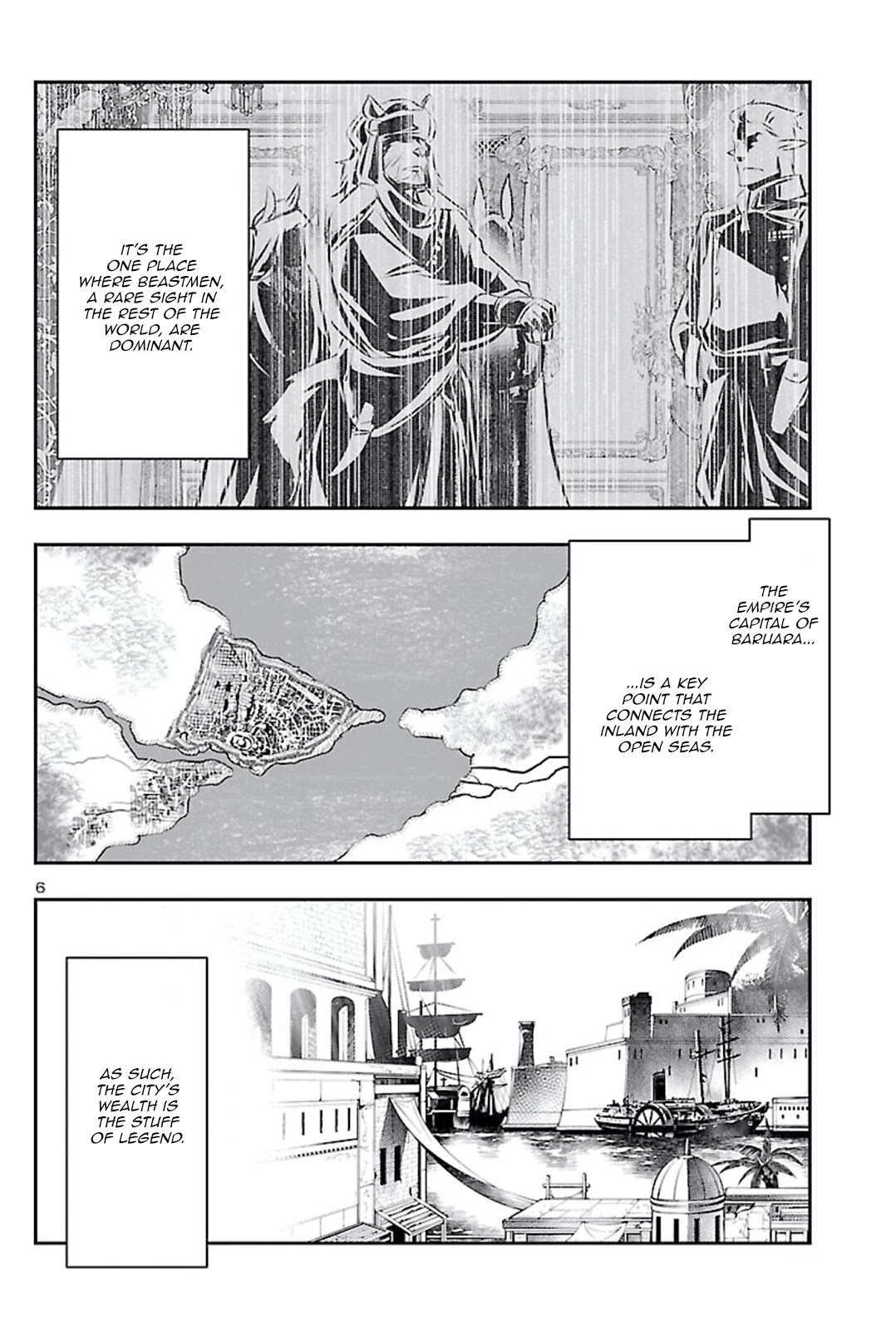 Shinju no Nectar Chapter 49 page 6 - Chapter 49: The Empire of Beasts