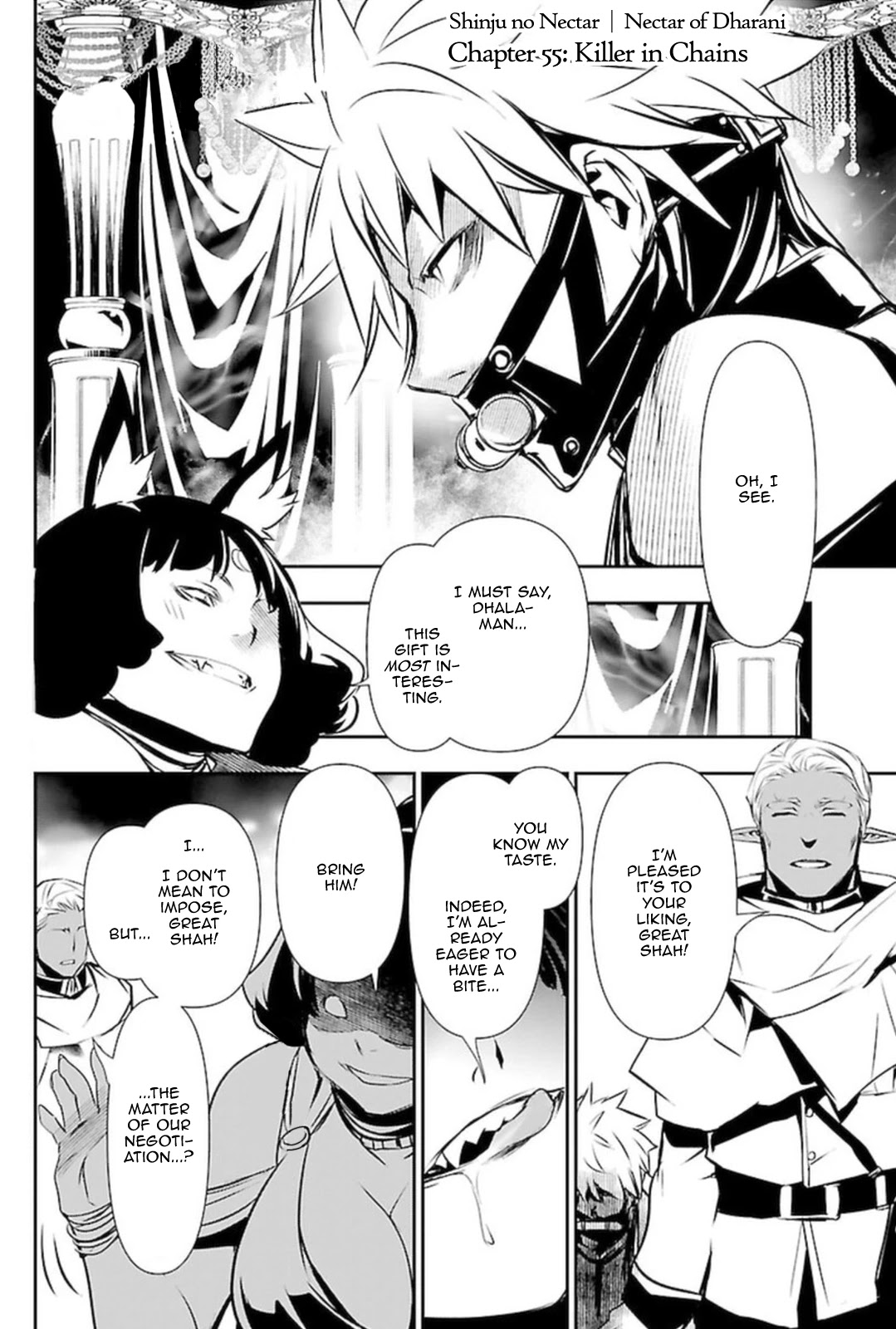 Shinju no Nectar Chapter 55 page 1 - Chapter 55: Killer in Chains