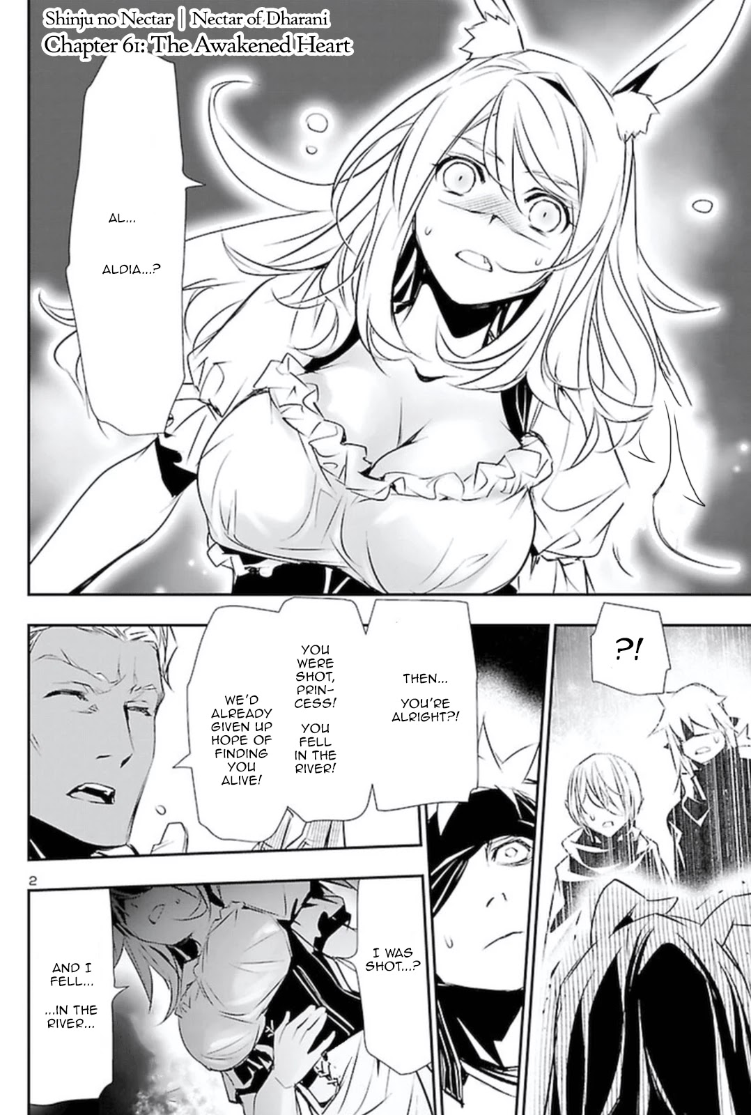 Shinju no Nectar Chapter 61 page 1 - Chapter 61: The Awakened Heart