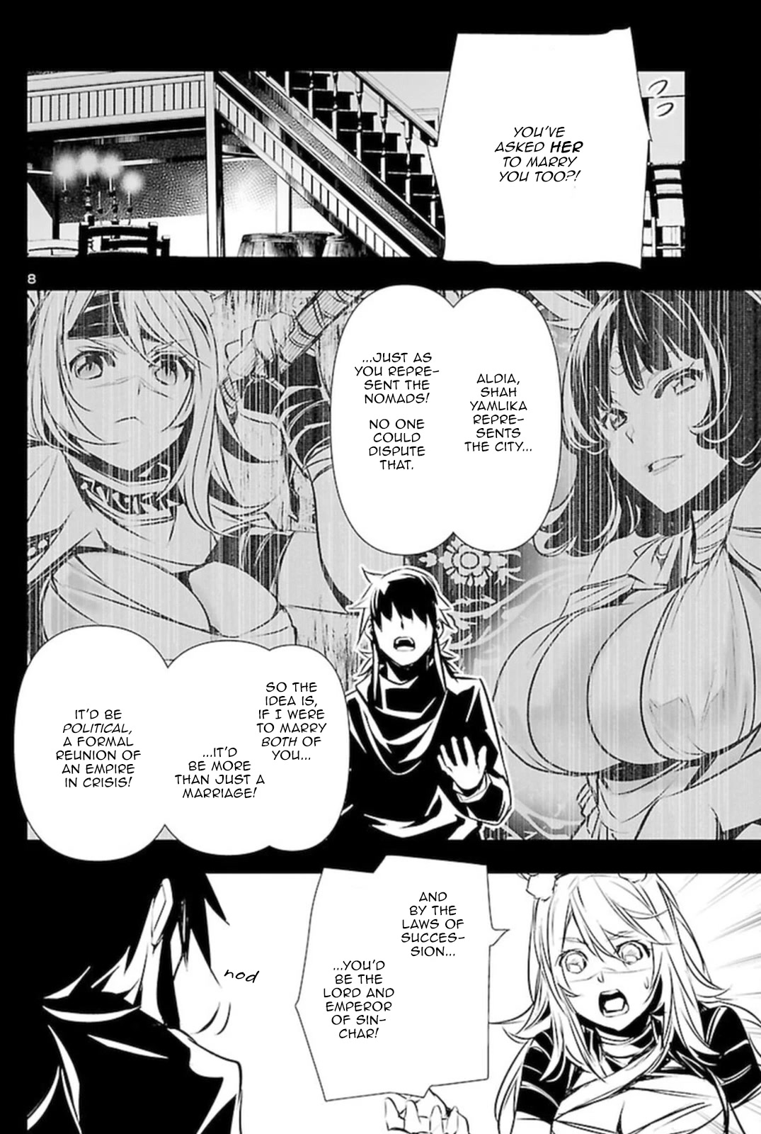 Shinju no Nectar Chapter 67.2 page 7 - Chapter 67.2: Albion Invades