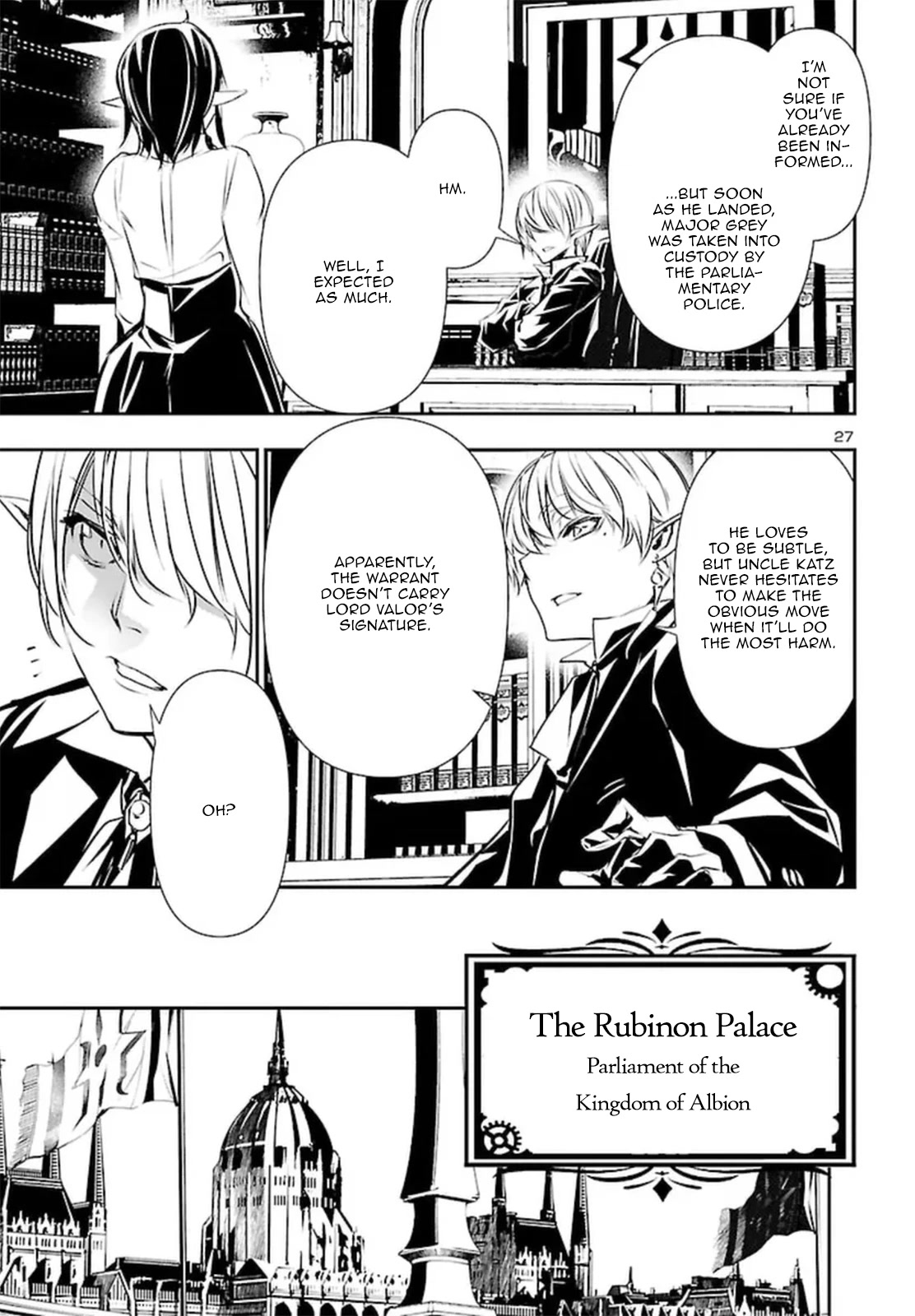 Shinju no Nectar Chapter 72 page 27 - Chapter 72: The Triumphant Return