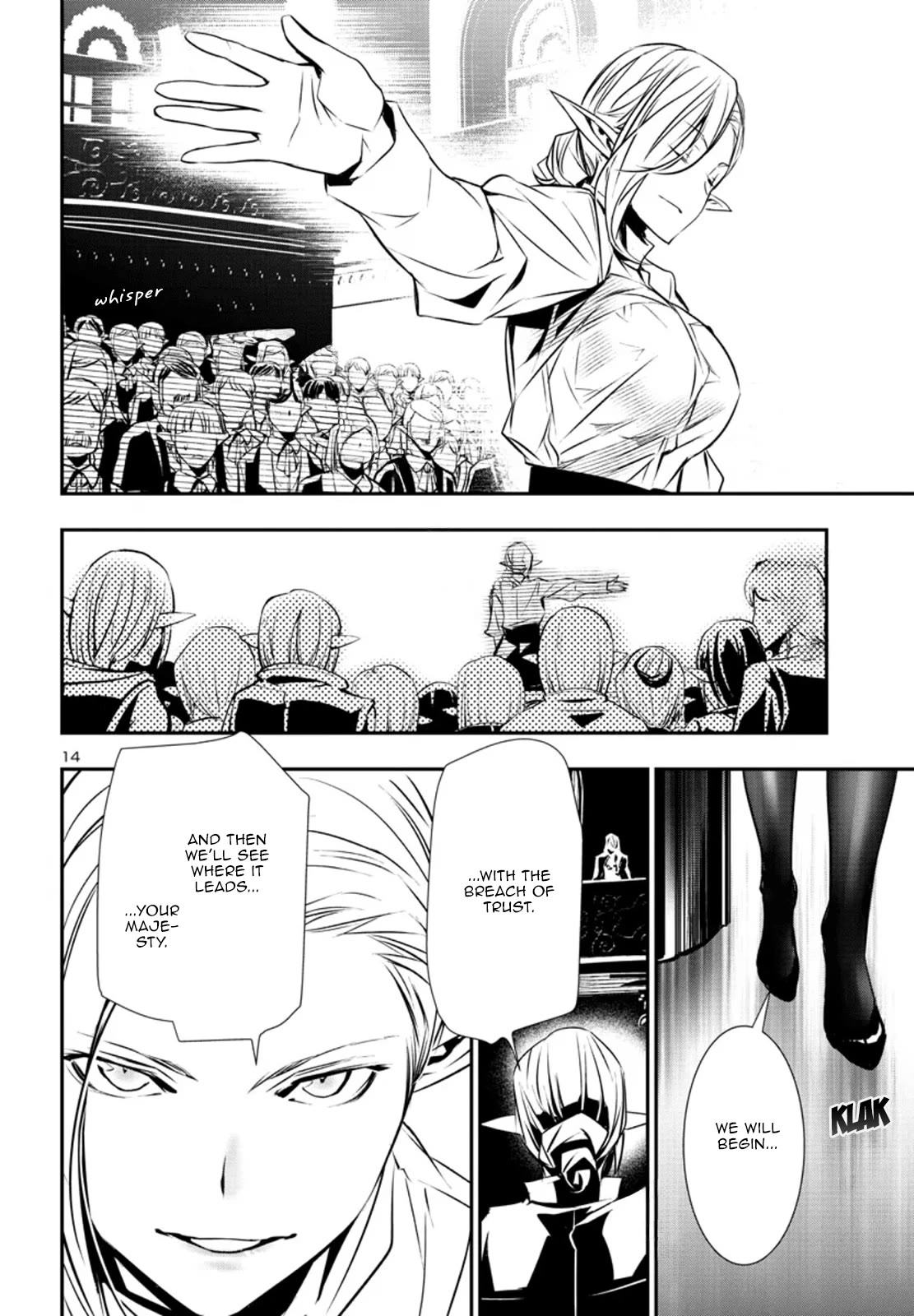 Shinju no Nectar Chapter 77 page 14 - Chapter 77: The Hearing