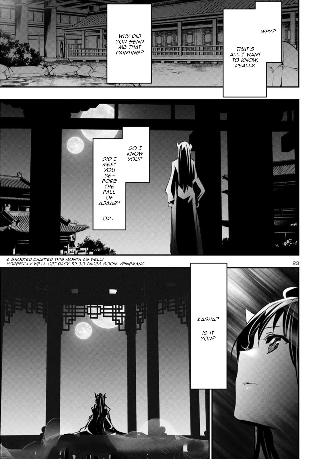 Shinju no Nectar Chapter 81 page 23 - Chapter 81: Life in the Inner Palace