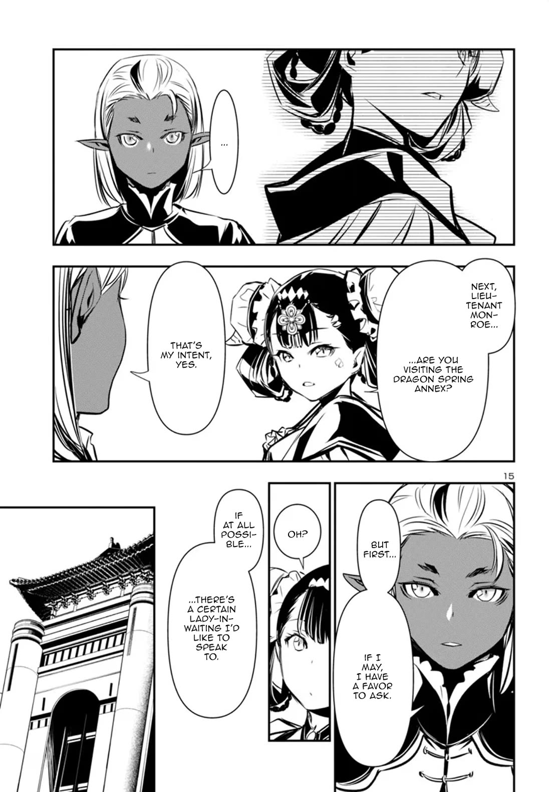 Shinju no Nectar Chapter 93 page 15 - Chapter 93: Monroe Moves
