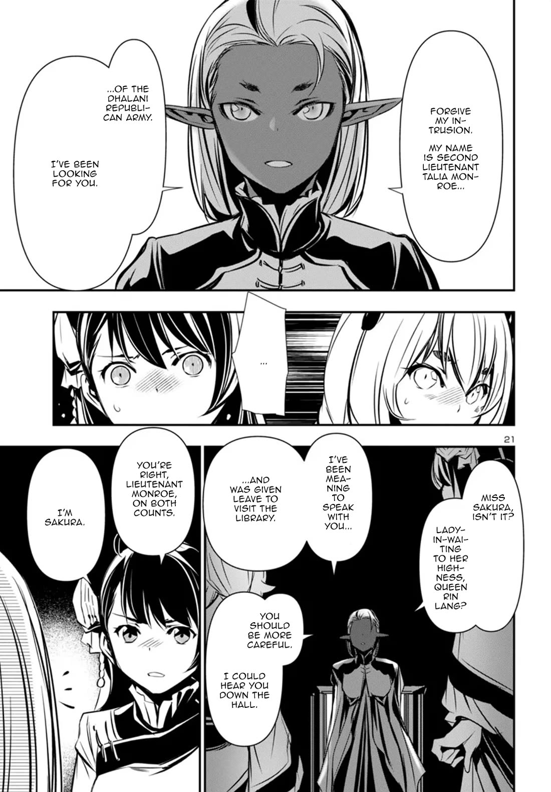 Shinju no Nectar Chapter 93 page 21 - Chapter 93: Monroe Moves