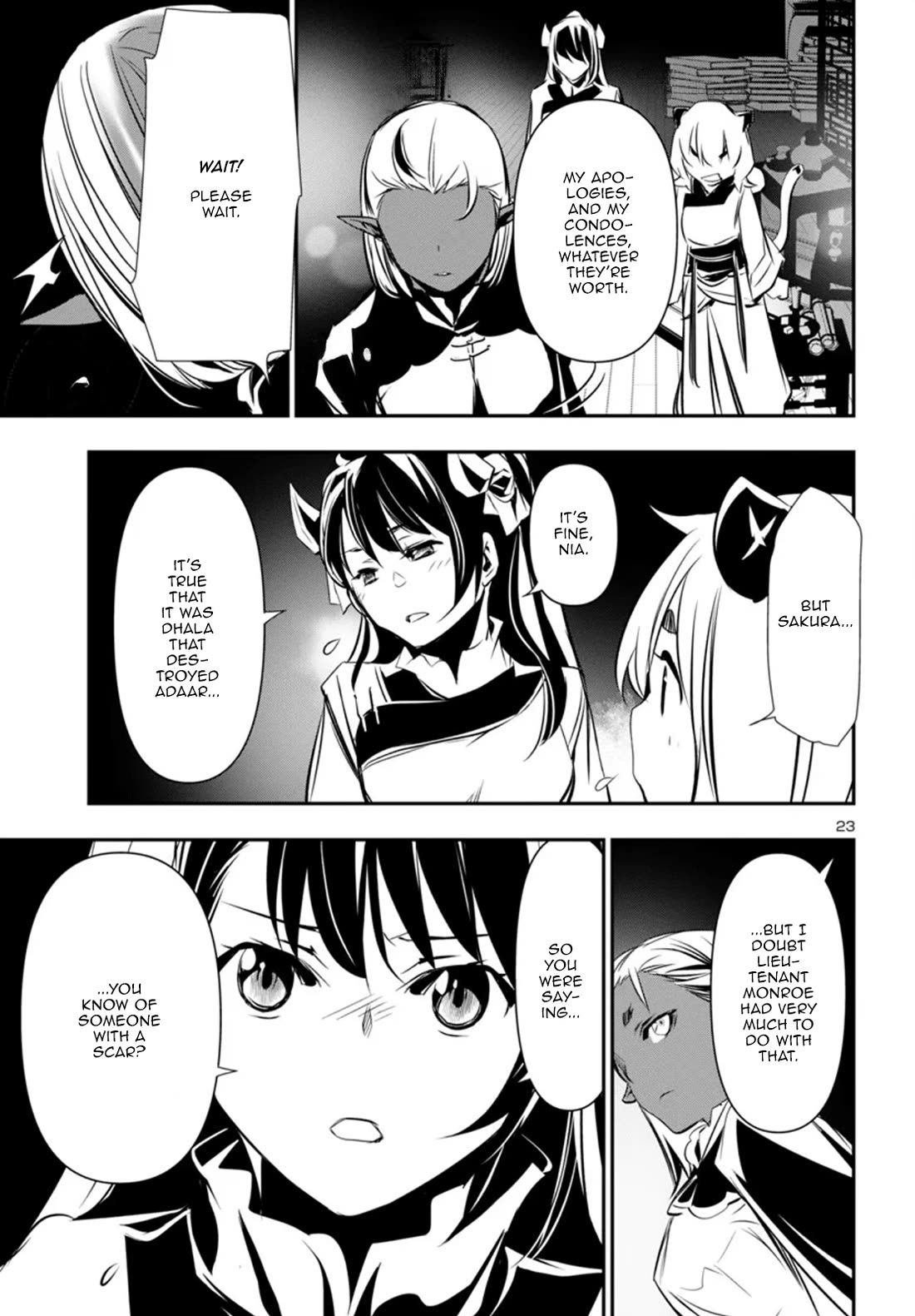 Shinju no Nectar Chapter 93 page 23 - Chapter 93: Monroe Moves