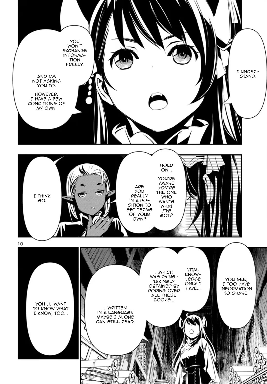Shinju no Nectar Chapter 94 page 10 - Chapter 94: Words and Deeds