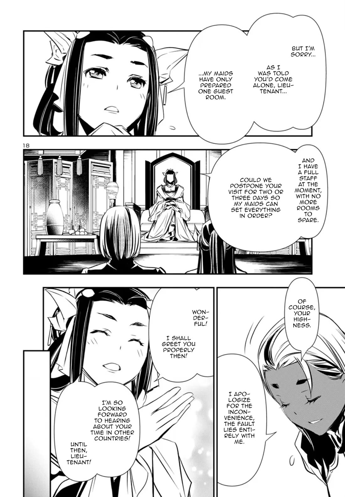 Shinju no Nectar Chapter 94 page 18 - Chapter 94: Words and Deeds