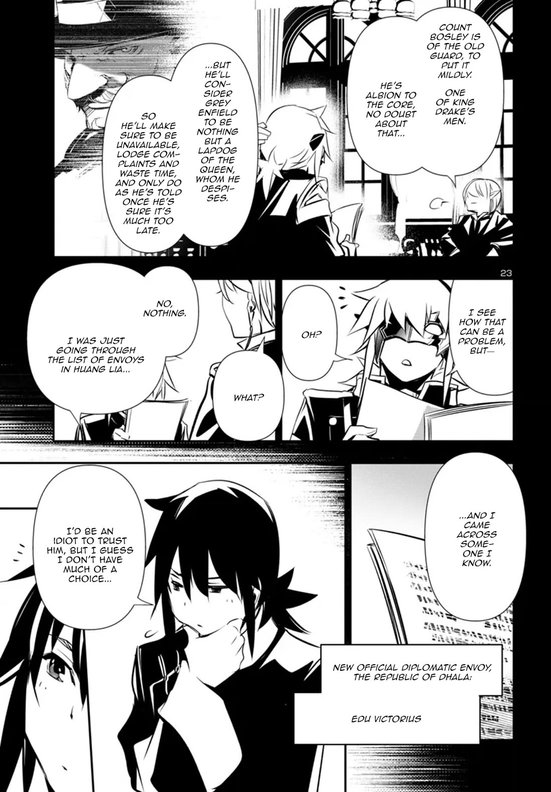 Shinju no Nectar Chapter 99 page 23 - Chapter 99: The Vacant Throne