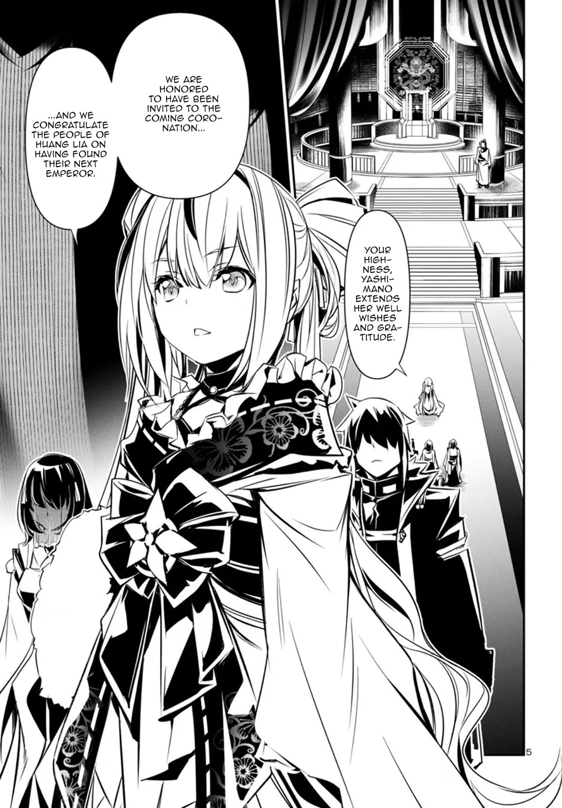 Shinju no Nectar Chapter 99 page 5 - Chapter 99: The Vacant Throne