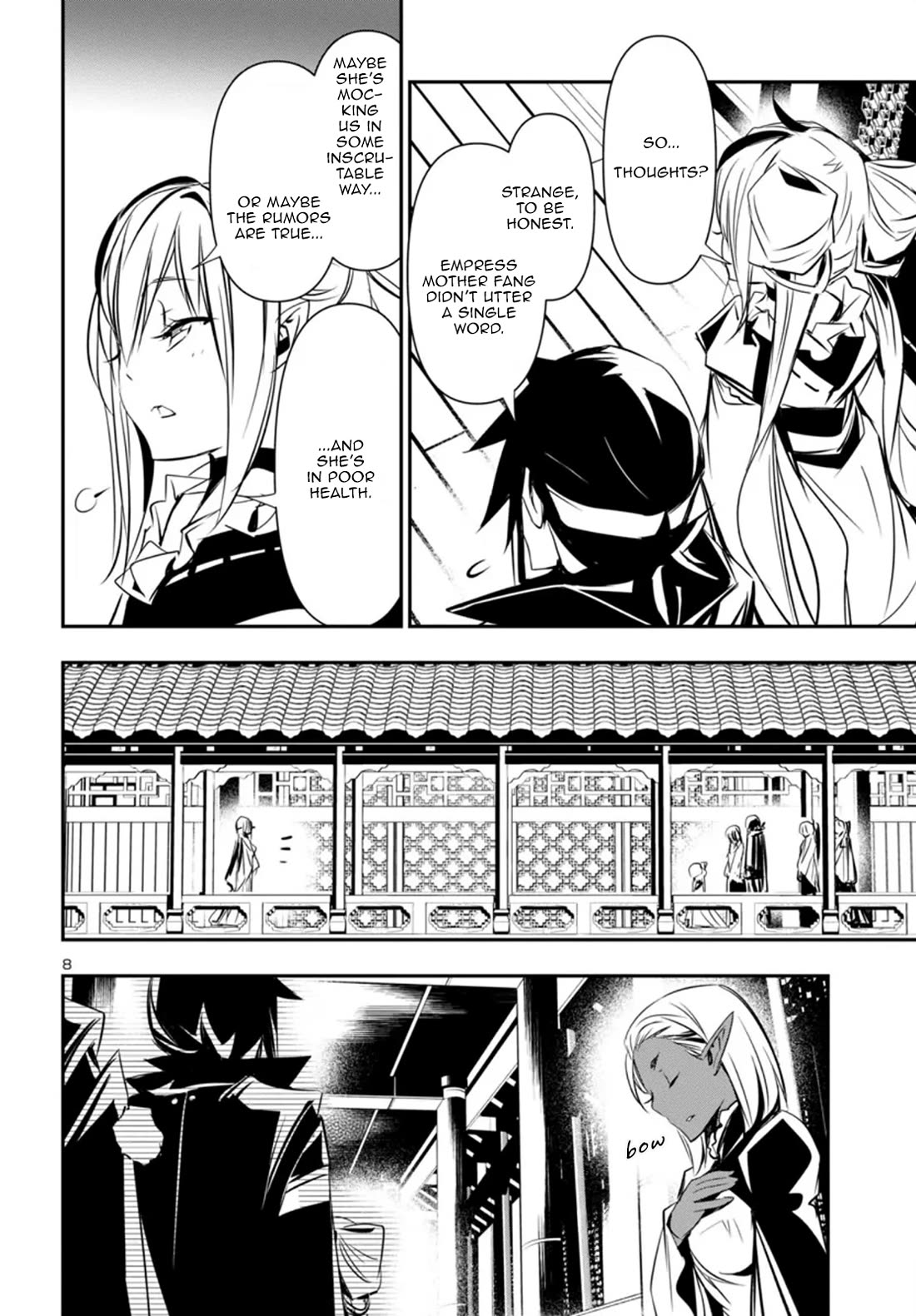 Shinju no Nectar Chapter 99 page 8 - Chapter 99: The Vacant Throne