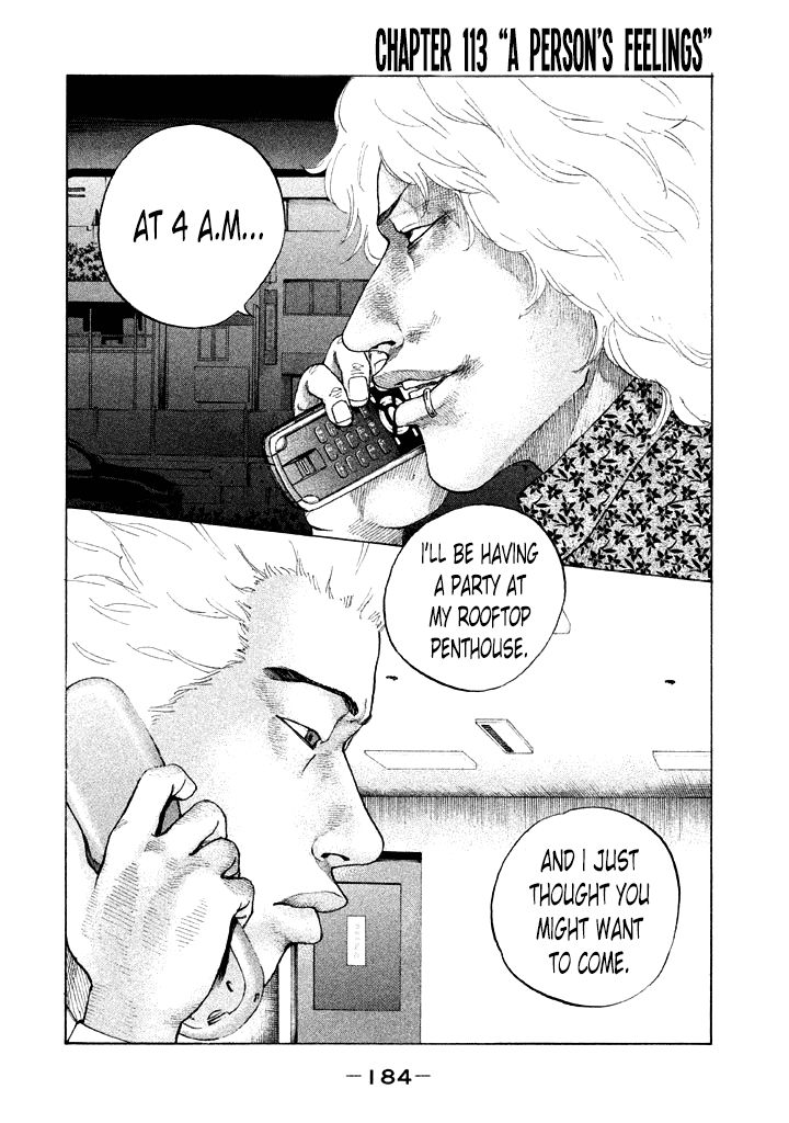 Shinjuku Swan Chapter 113 page 2 - Chapter 113 : A Person's Feelings