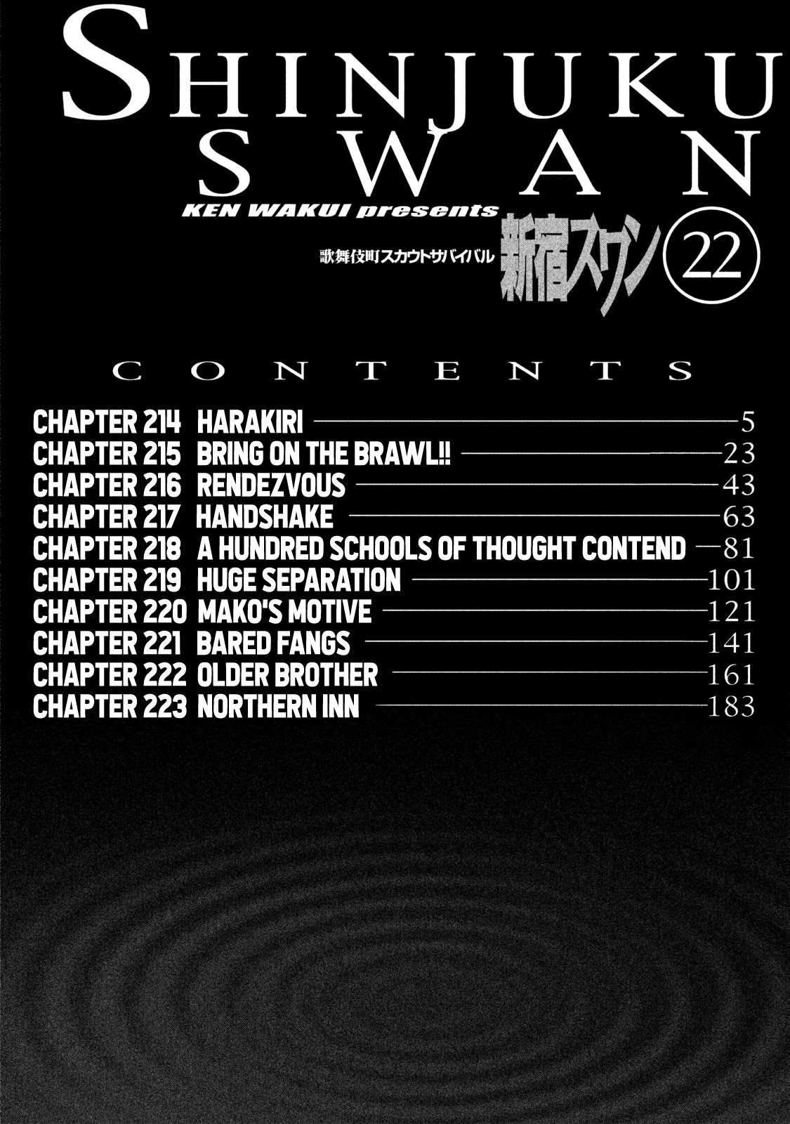 Shinjuku Swan Chapter 214 page 6 - Chapter 214: Harakiri