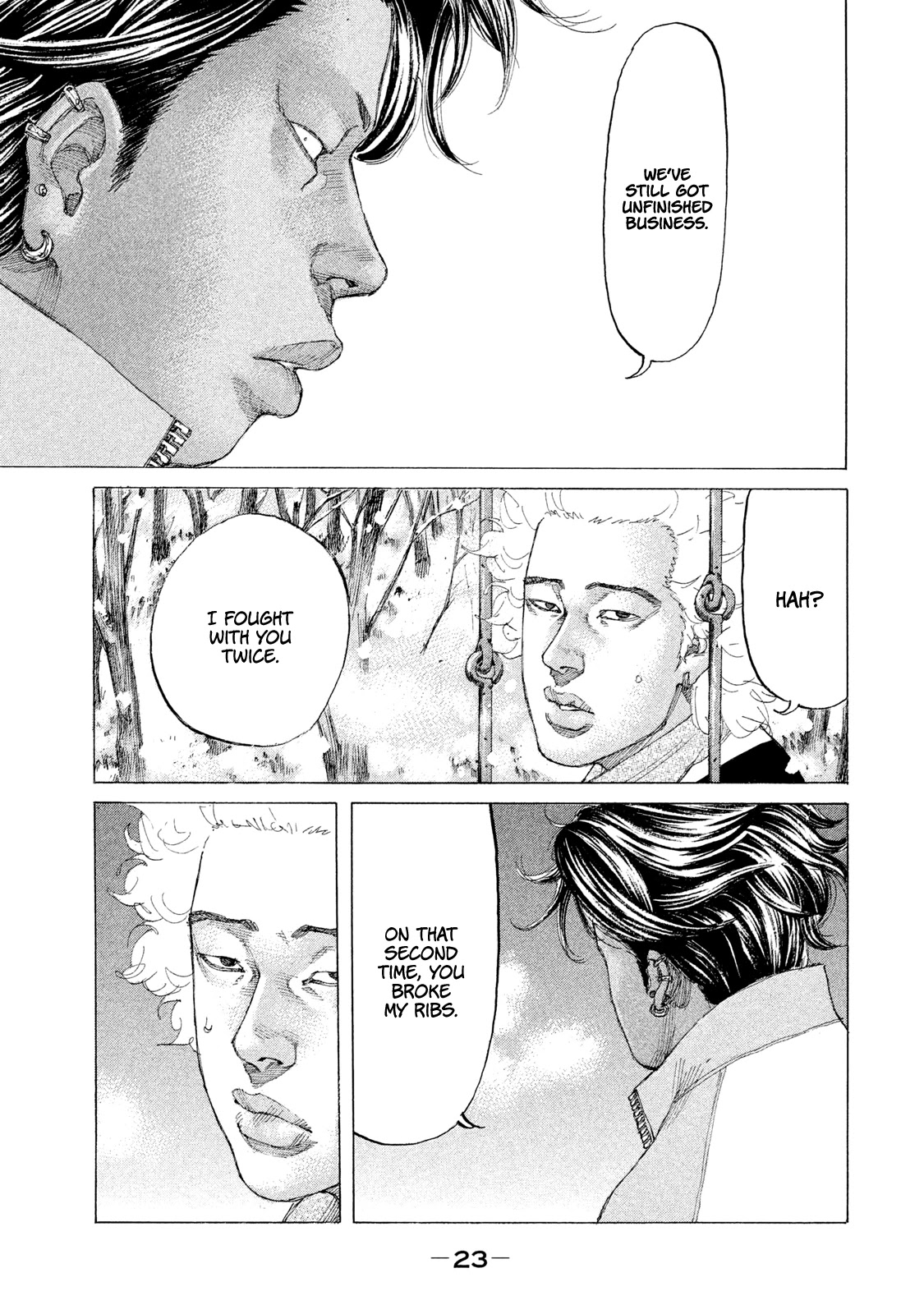 Shinjuku Swan Chapter 224 page 25 - Chapter 224: Because It's Awkward