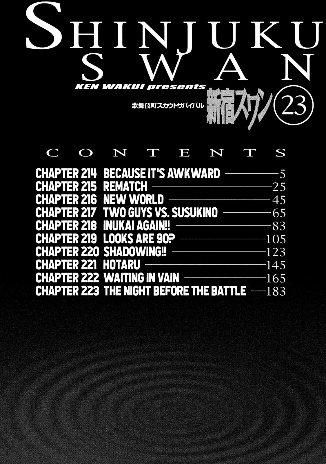 Shinjuku Swan Chapter 224 page 6 - Chapter 224: Because It's Awkward