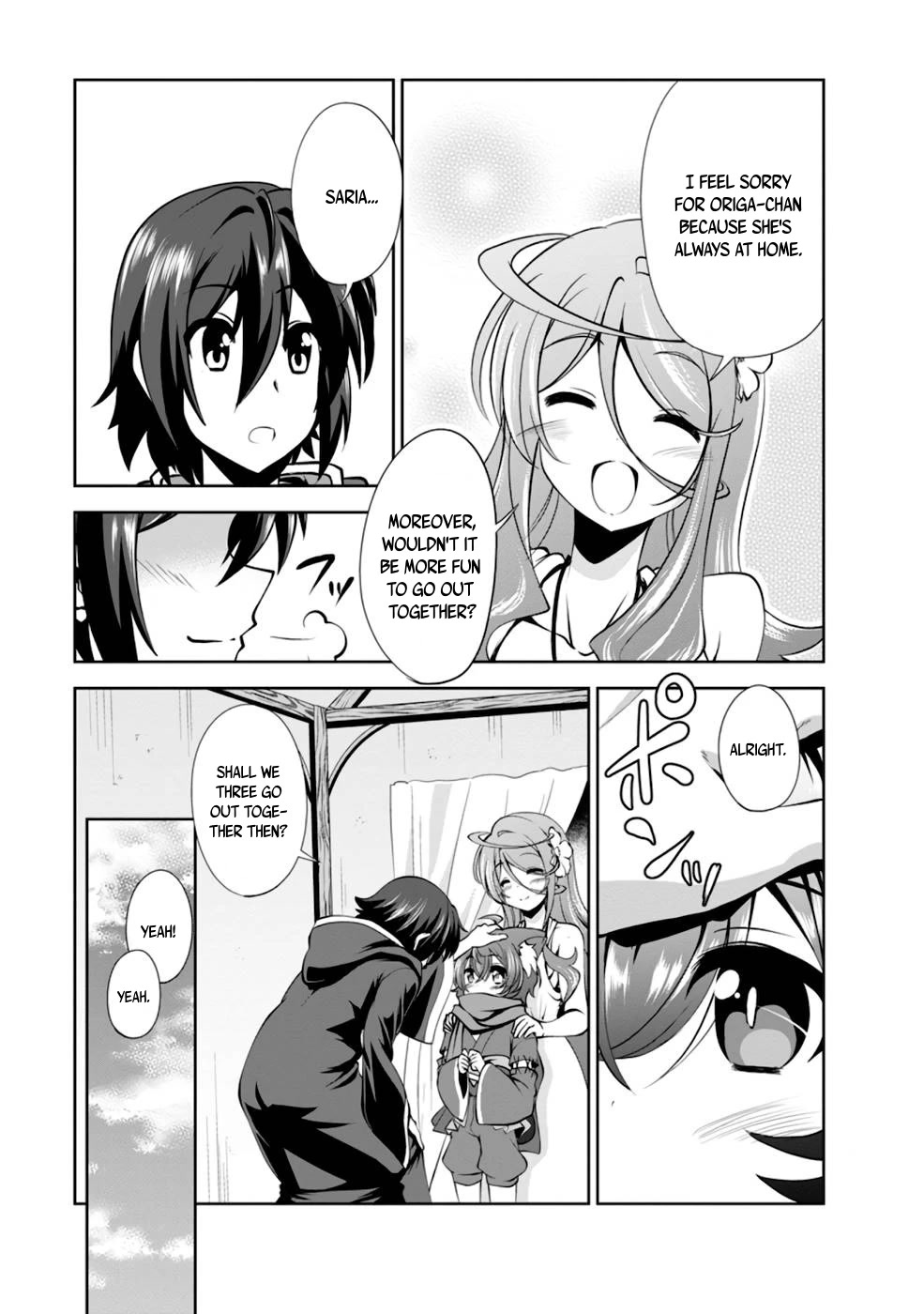 Shinka no Mi Chapter 37.5 page 3 - Chapter 37.5: Extra: Date with Saria and Origa