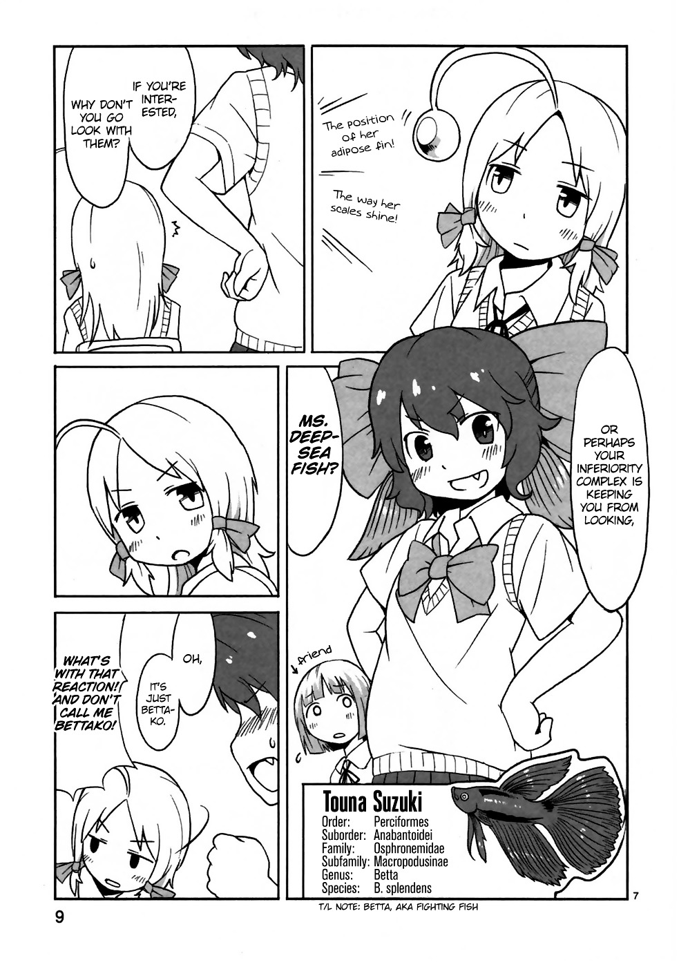 Shinkaigyo no Anko-san Chapter 1.2 page 11 - Chapter 1 (v2) : I am a Deep-Sea Fish